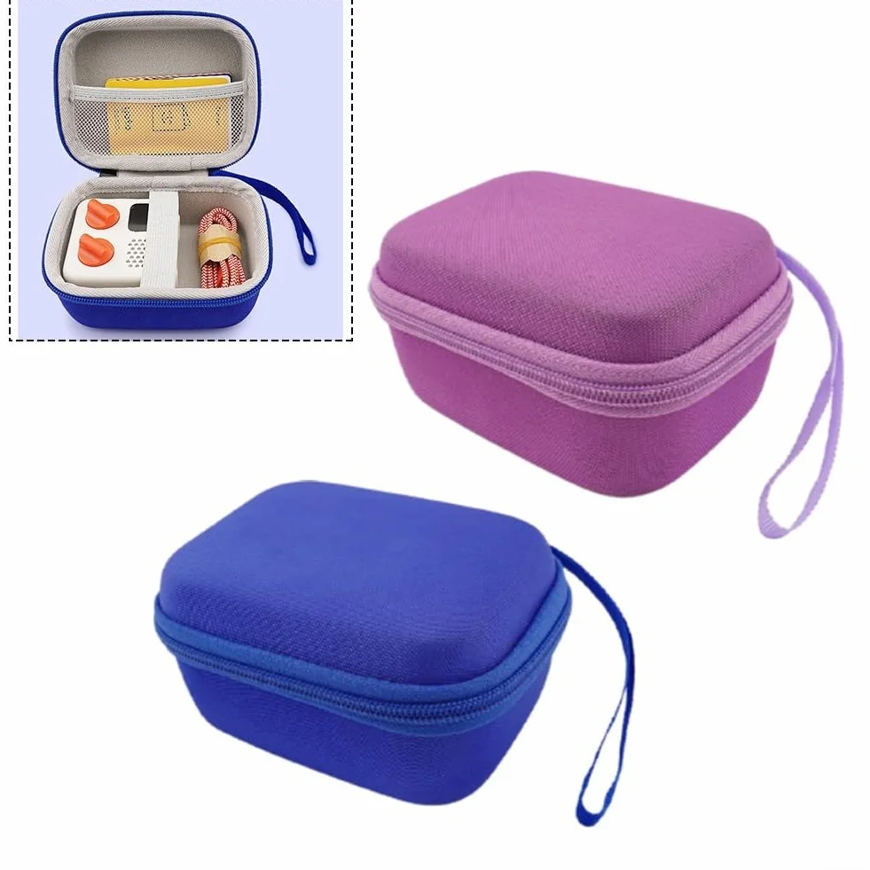 Yoto Mini étui de voyage compact en EVA pour livres audio, design léger pour enfants (bleu)