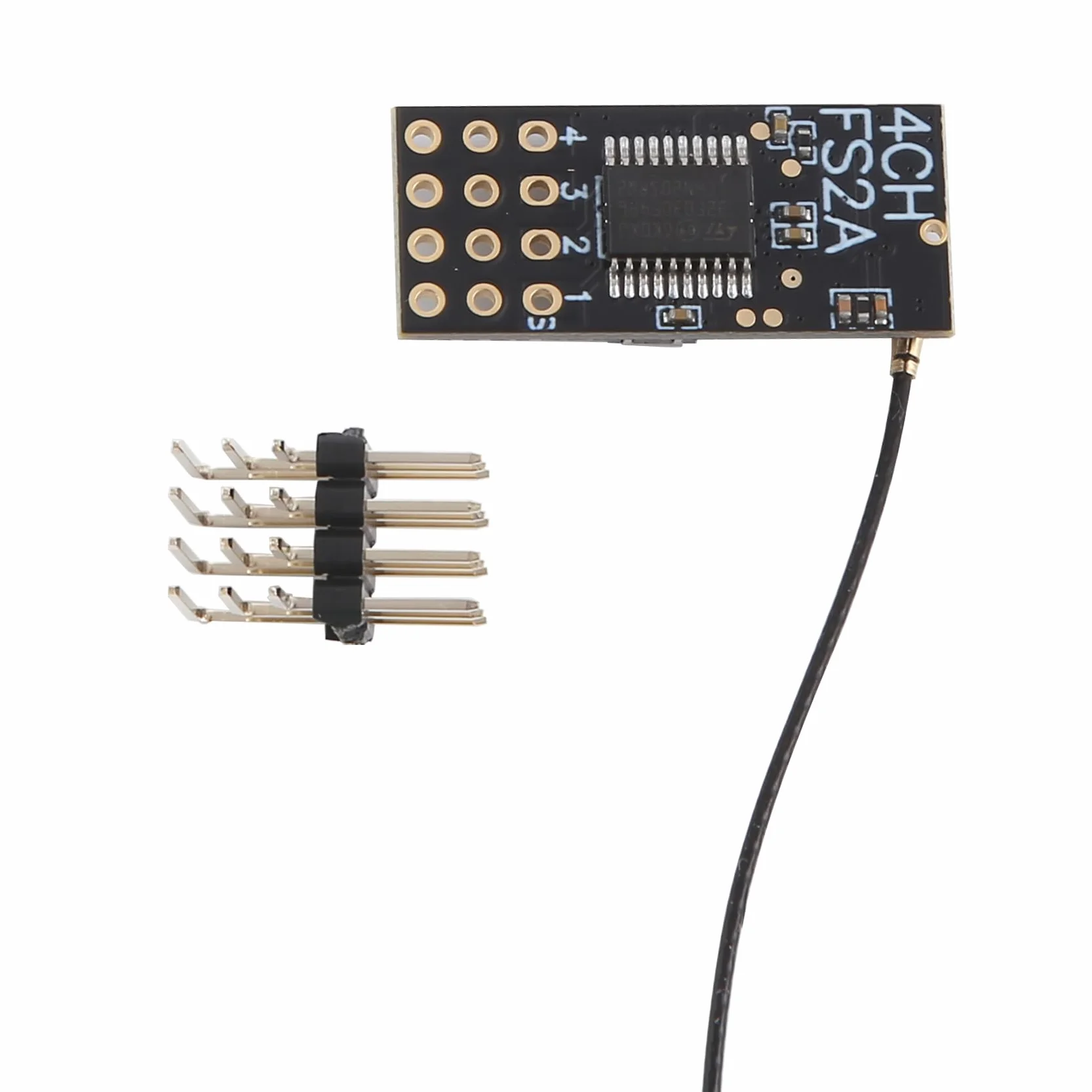 FS2A 4CH AFHDS 2A Mini RéCepteur Compatible Sortie PWM pour I6 I6X I6S ÉMetteur