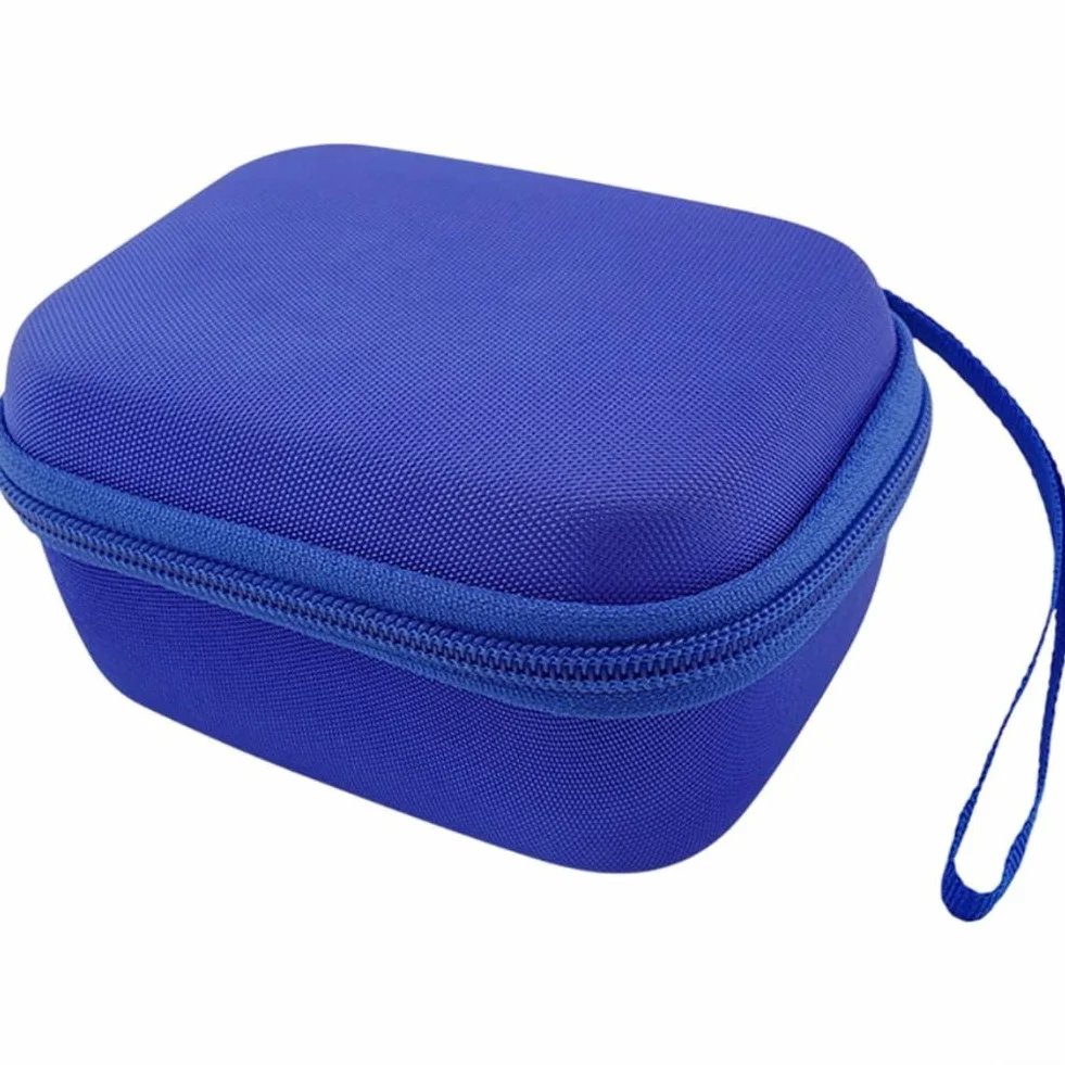 Yoto Mini étui de voyage compact en EVA pour livres audio, design léger pour enfants (bleu)