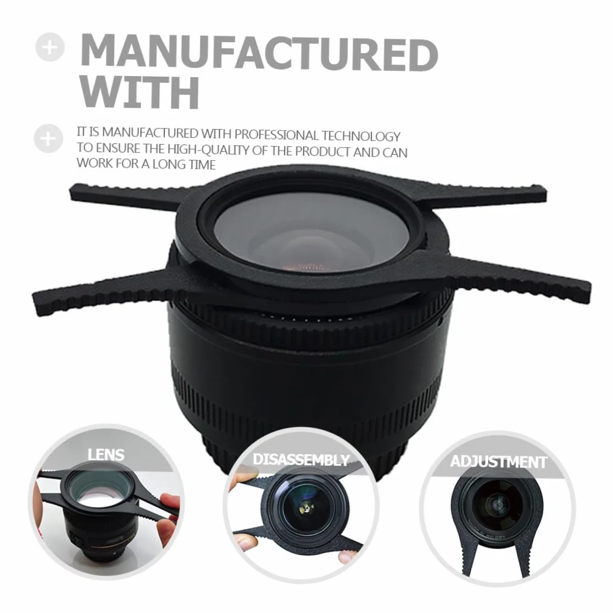 6 pièces Clé de Démontage Filtre Pince Outil pour Objectif Appareil Photo Filtre ND UV Cpl