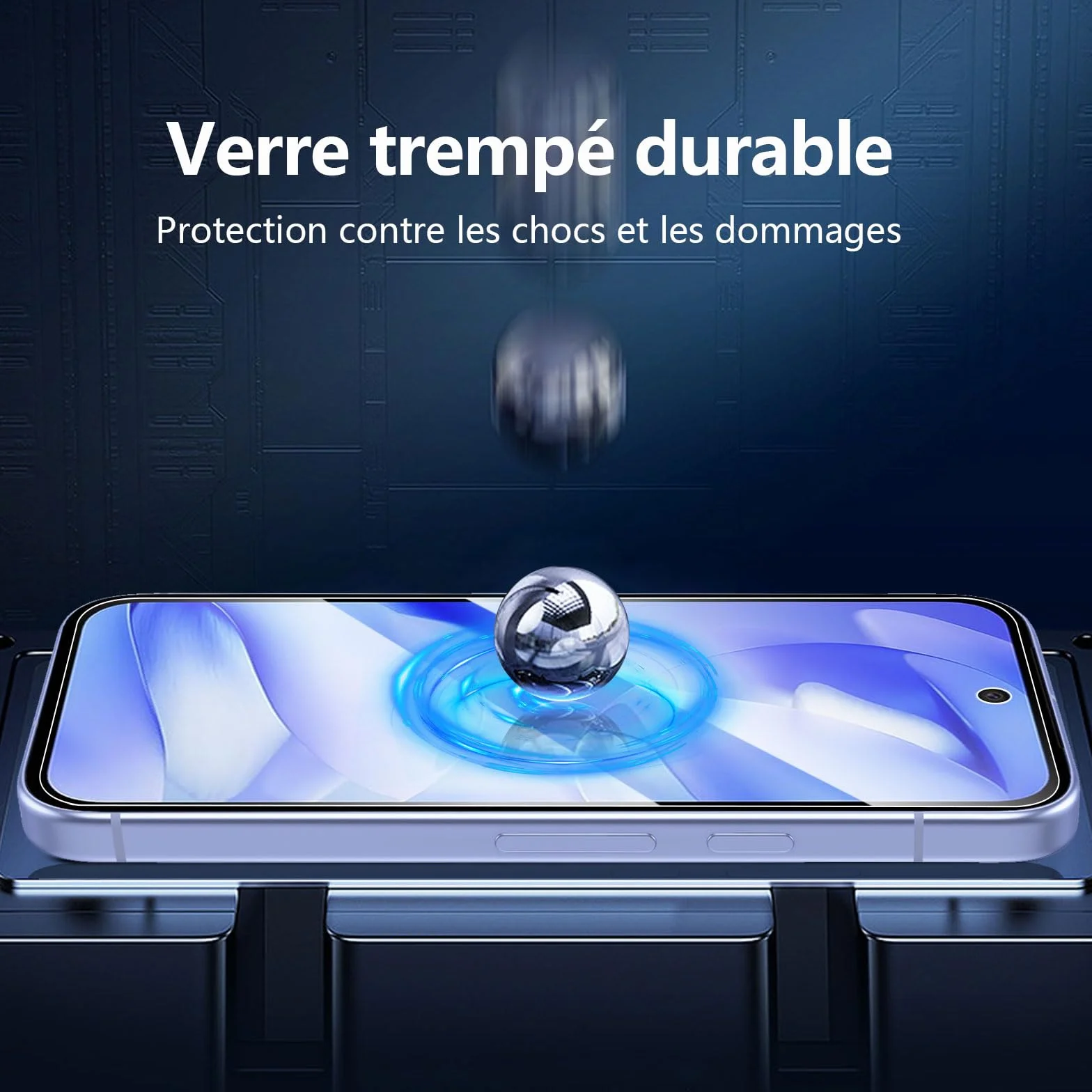 NEW'C Verre Trempé pour Google Pixel 9a Lot de 3, Dureté 9H, Ultra Résistant