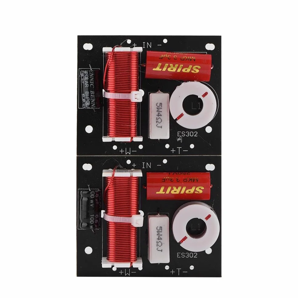 Président Fréquence Diviseur Conseil 2 Voies Aigus/Basse Hi-FI Audio Filtre DIY Module