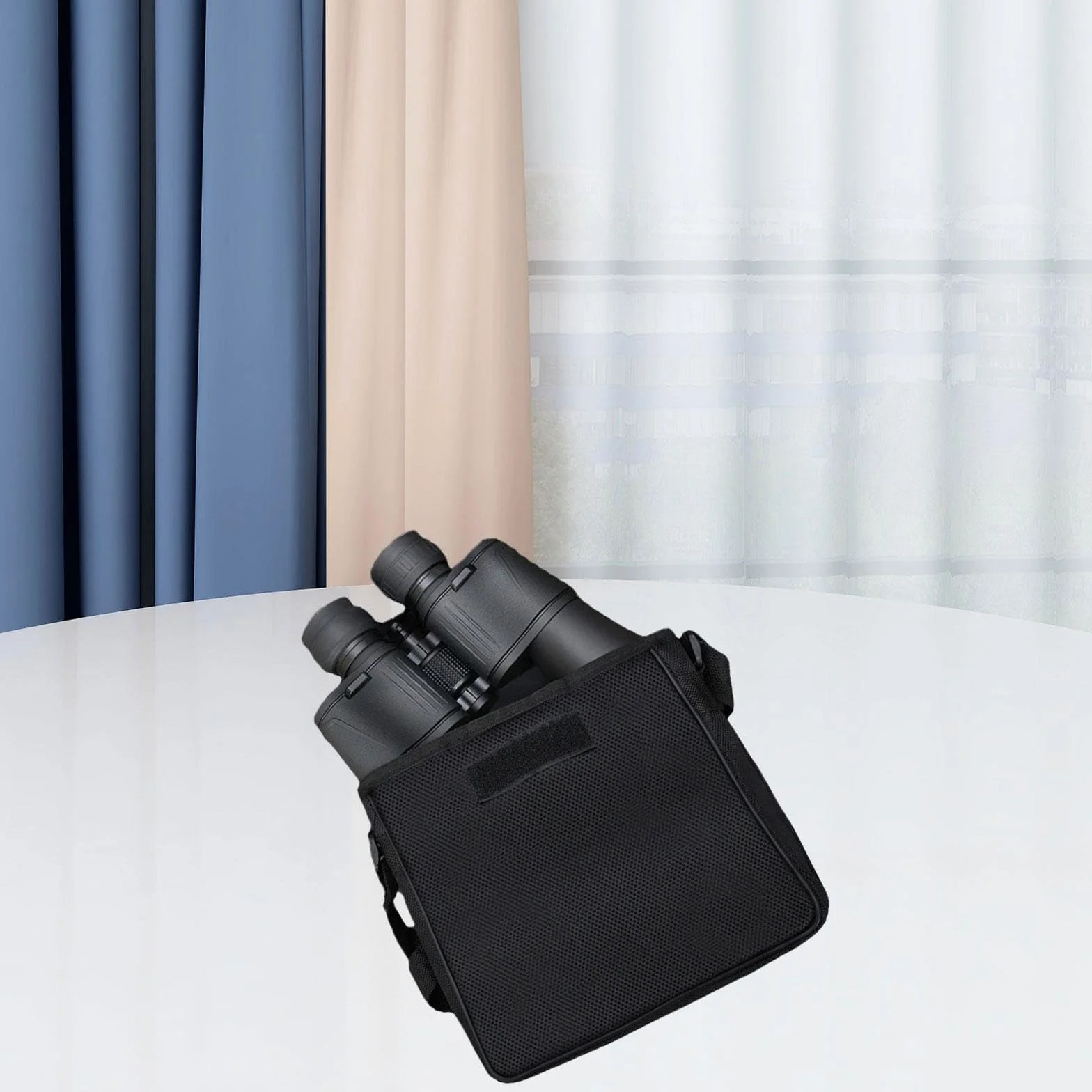 Étui pour Jumelles Noir, Housse de Protection Imperméable en Tissu Oxford Épais pour Randonnée