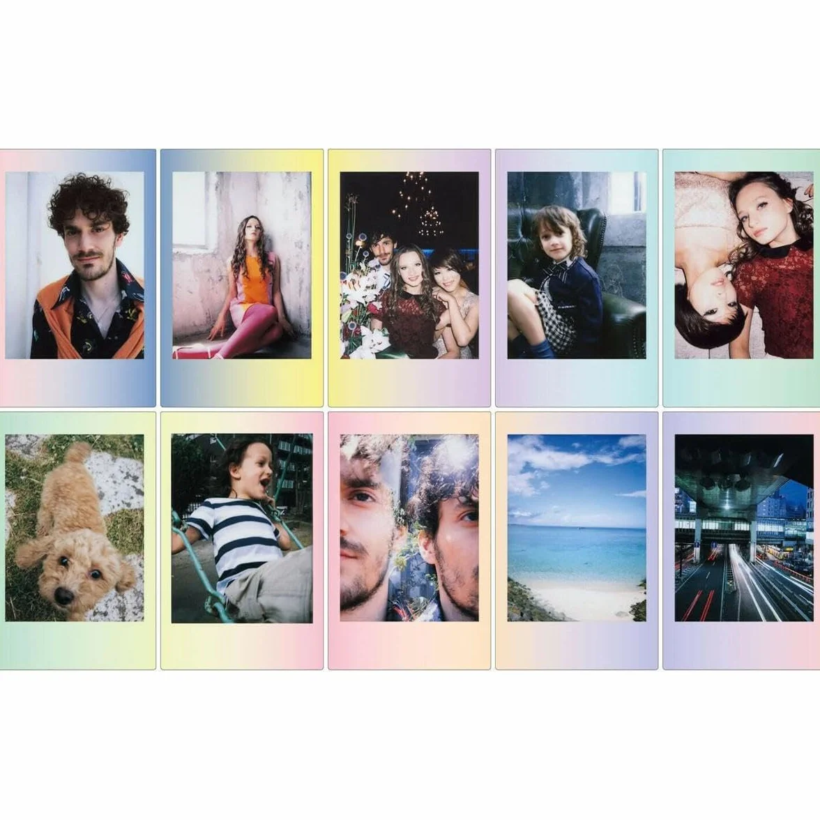 Fujifilm instax Film Mini Macaron 10 Vues Multicolore