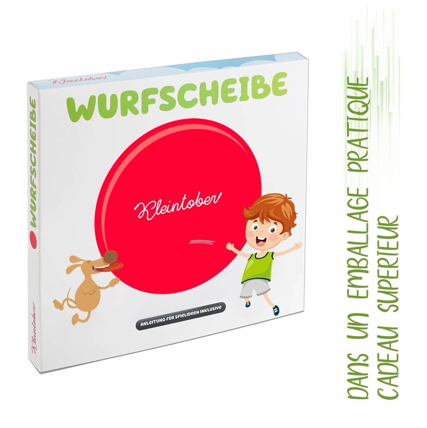 Kleintober Frisbee Disc Rouge 20 cm Sports Plein Air