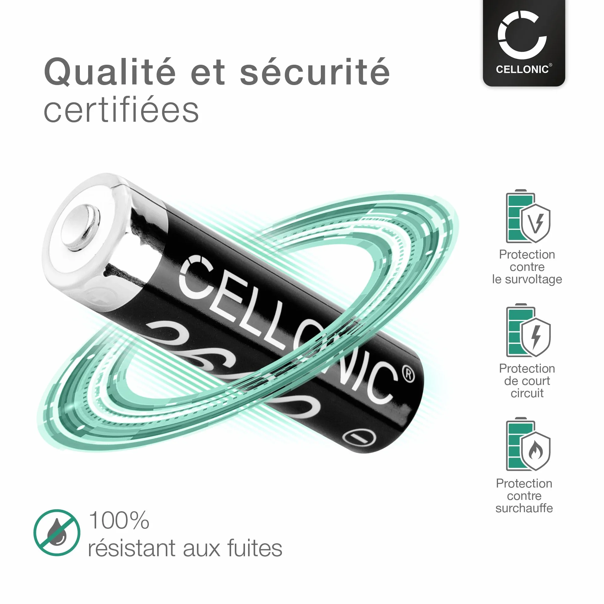 CELLONIC 4X Batterie pour Téléphone sans Fil Compatible avec Siemens Gigaset C620A,C620,C620H - (2600mAh, 1.2V)