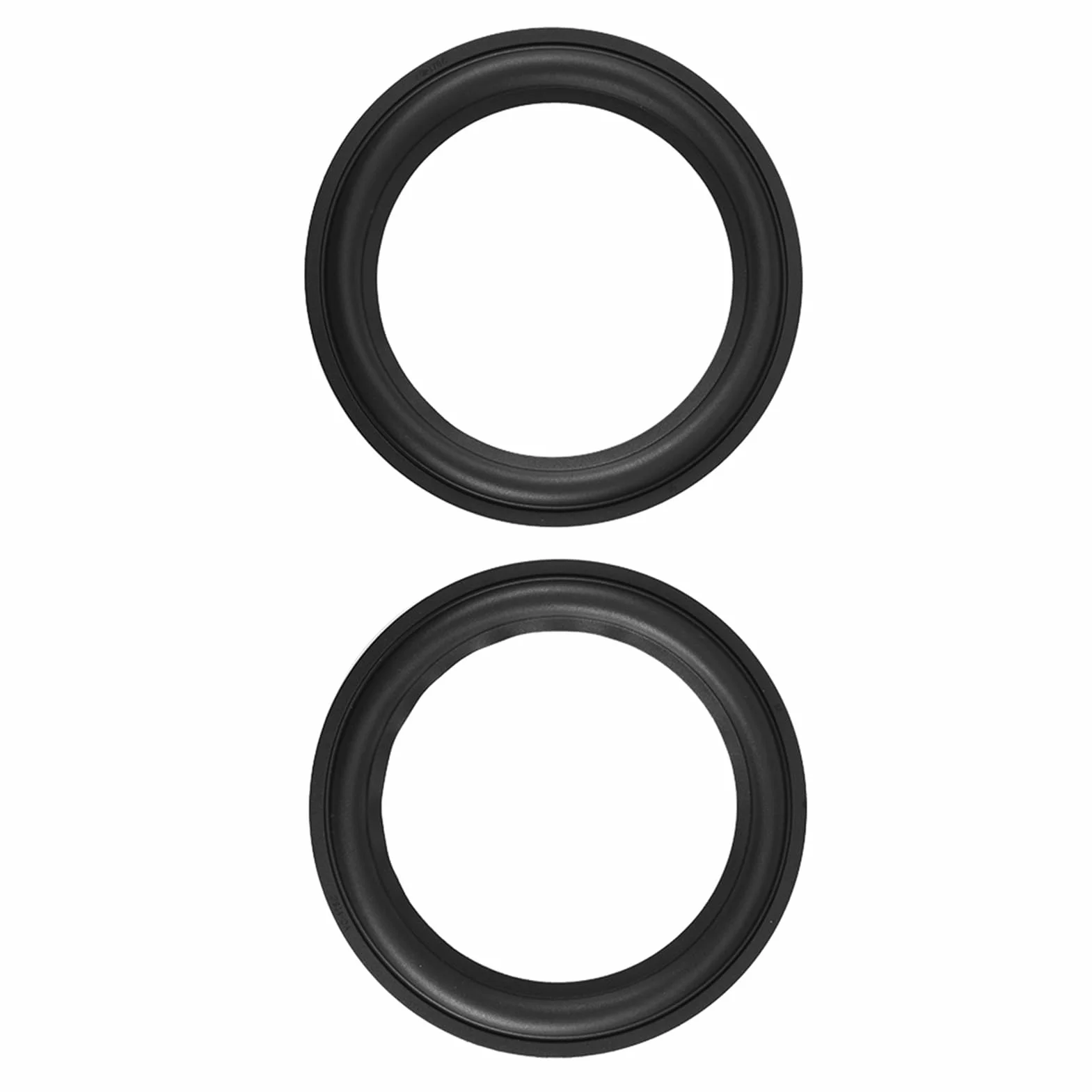 Demeras 2 pièces 8 Pouces Haut Parleur en Caoutchouc Surround Mousse Bord ent Anneaux pièces de Rechange pour Haut Parleur pièces de réparation
