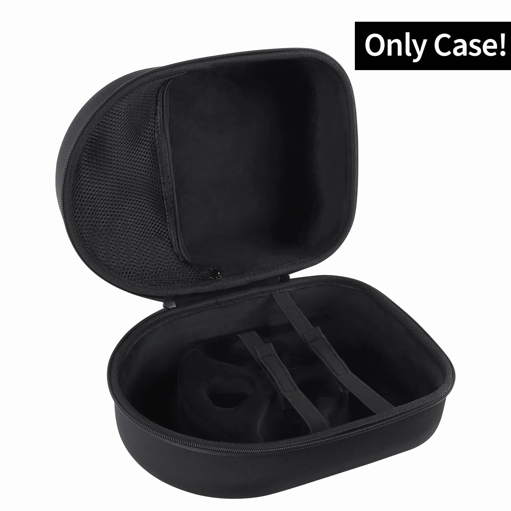 Dur Étui de Protection Compatible avec Meta Quest 2/3/3S Virtual Reality Casque et Accessoires de Contrôleur (Noir)