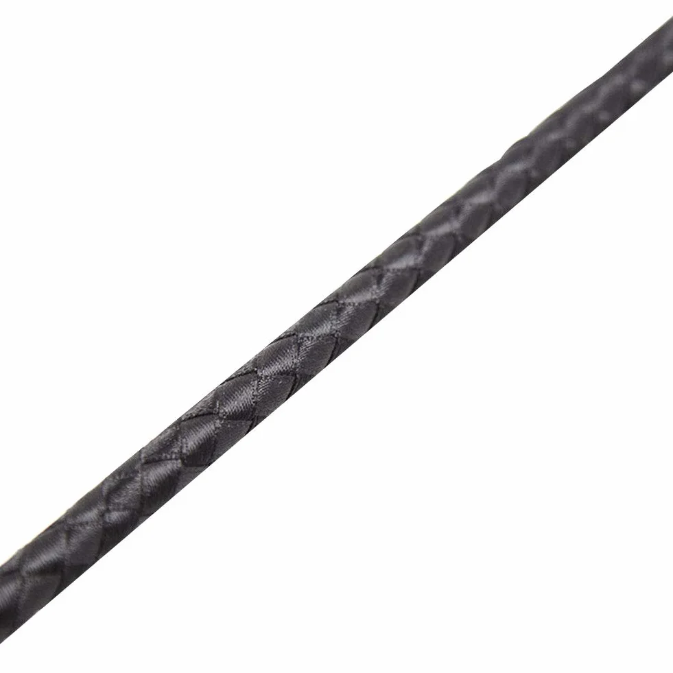 Kisbeibi Cravache pour chevaux d'équitation, manche en cuir PU, 30 cm
