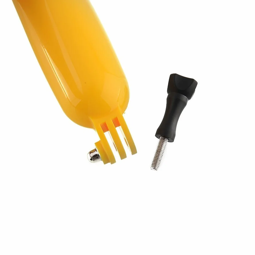 Bâton de plongée étanche et Flottant, support de caméra REY pour GoPro, DJI OSMO, INSTA 360, SJ4000, SJ7000 et Xiaomi Bobber Surf, jaune, USB-C