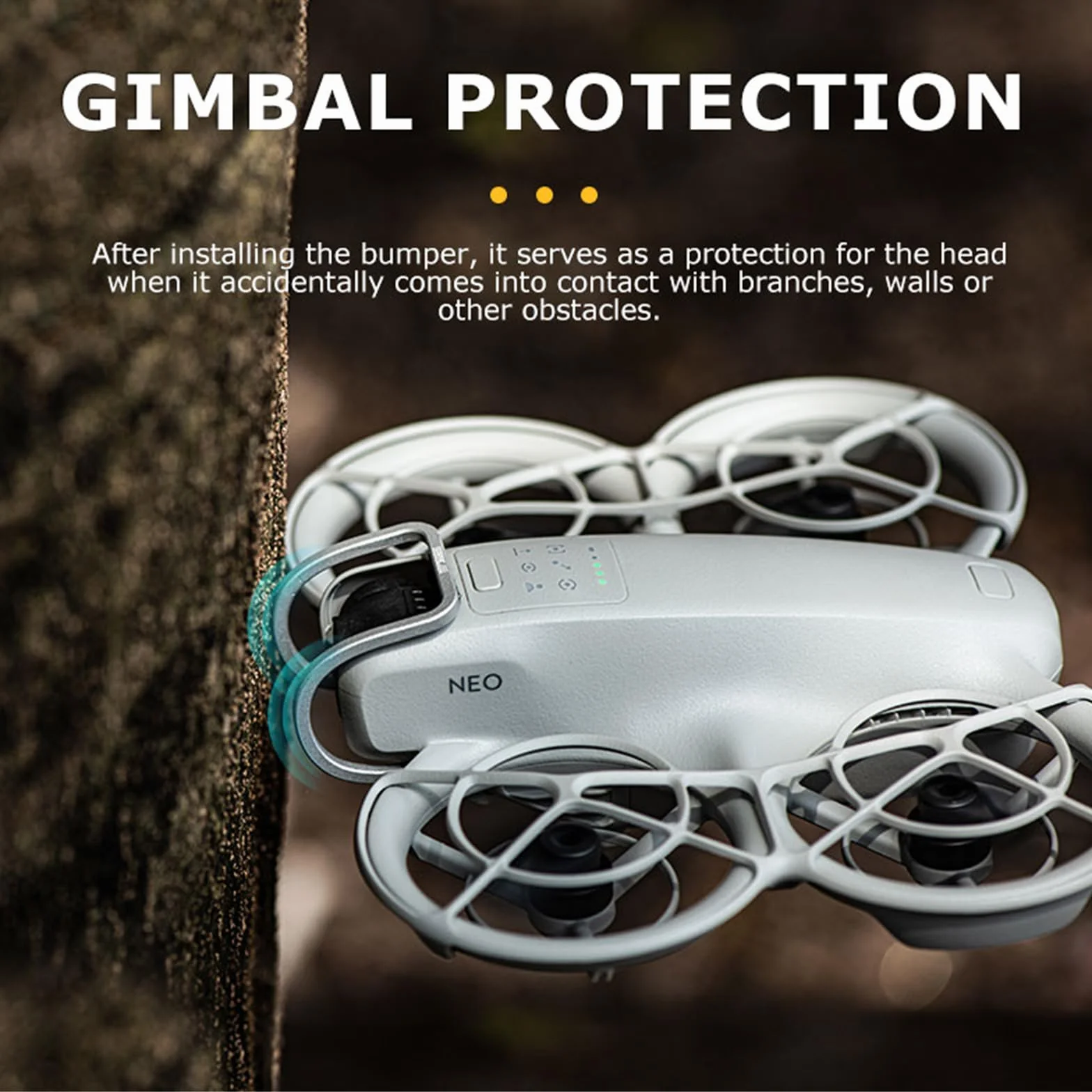 Pare-chocs pour drone DJI Neo - Tige de protection anti-collision en aluminium pour drone DJI Neo