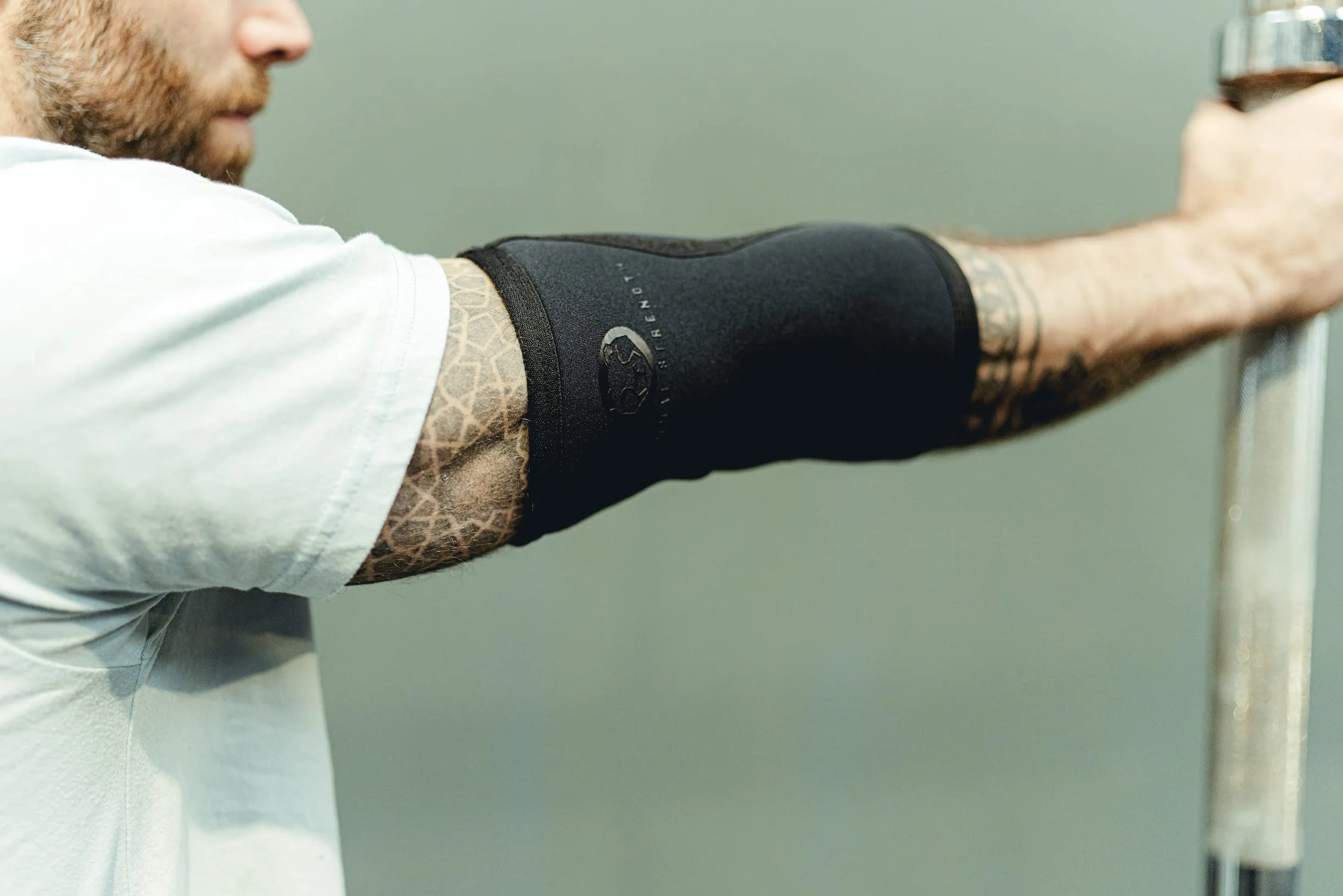 Mammal Strength Coudières V2 en néoprène 5 mm Noir Compression Haltérophilie Gym (S)