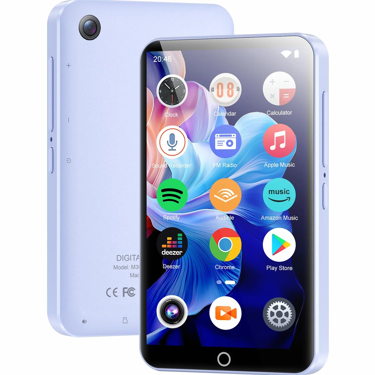 Joliker Lecteur MP3 80Go WiFi Bluetooth 4.02 Pouces Touchscreen MP4 avec Haut-parleurs Caméra 13MP Android Spotify Deezer