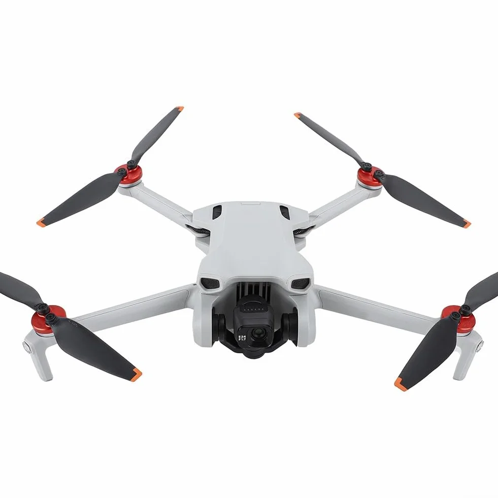 Couvercle de moteur pour DJI Mini 4 Pro, capuchon de protection en alliage d'aluminium compatible avec Mini 3 Pro SE, accessoires de protection anti-pagaie (rouge)