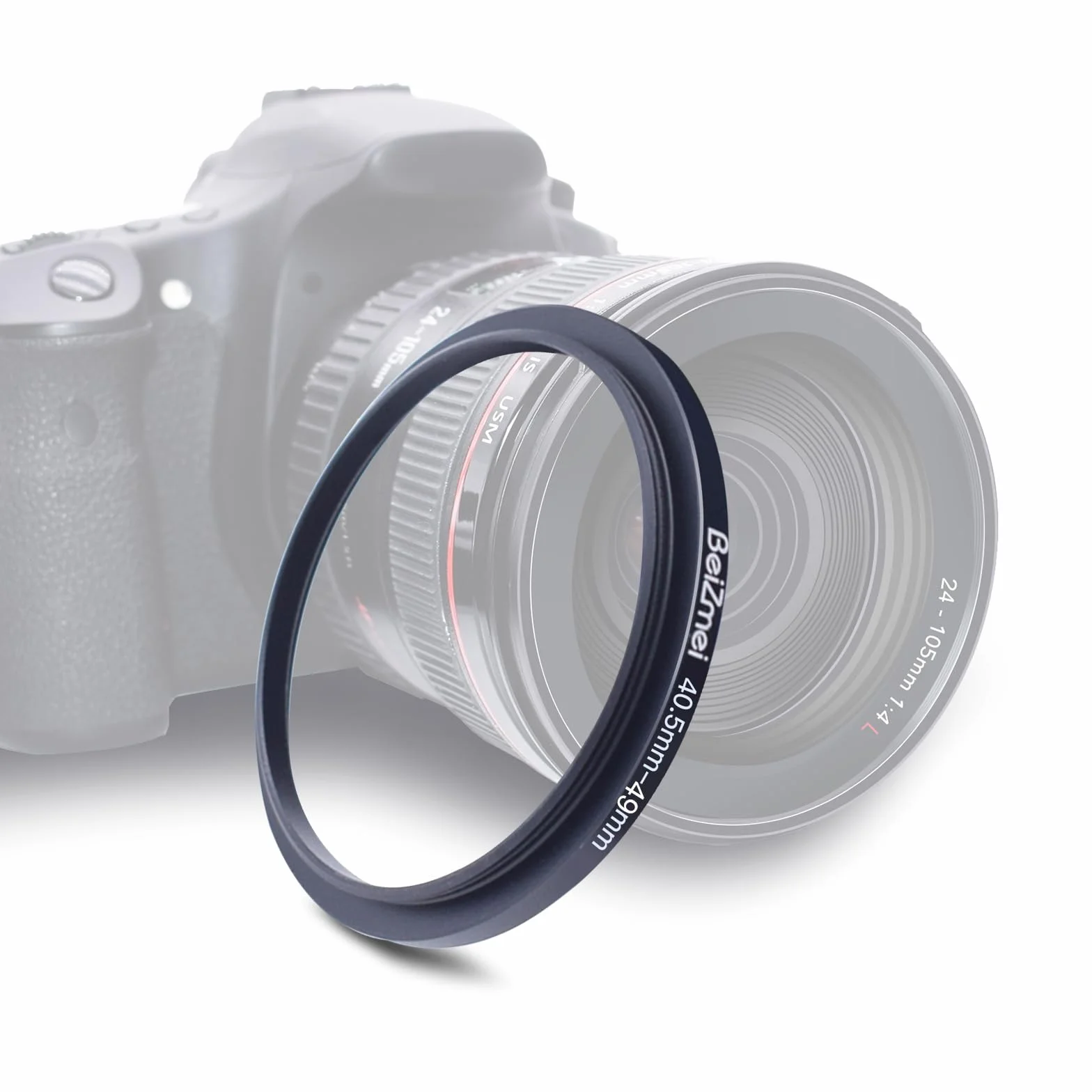 Filtre adaptateur 40,5 mm à 49 mm pour objectif photo UV ND CPL