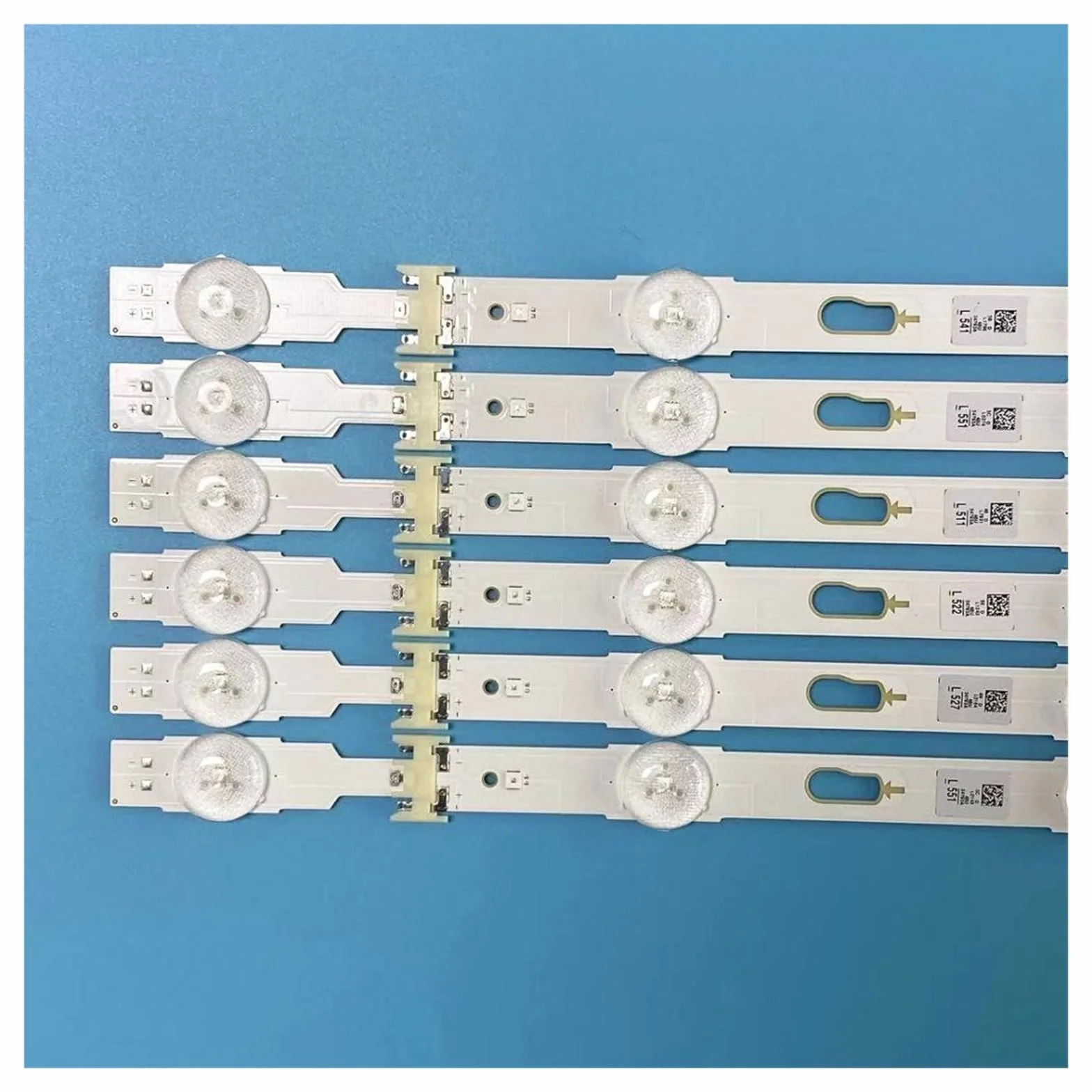 Mama's Pearl Kit 12 pièces LED Bande Fit for Samsung UE48JU6000 BN96-34793A BN96-34794A S_5U75_48_FL_R6 S_5U75_48_FL_L5 LM41-00121G LM41-00121H