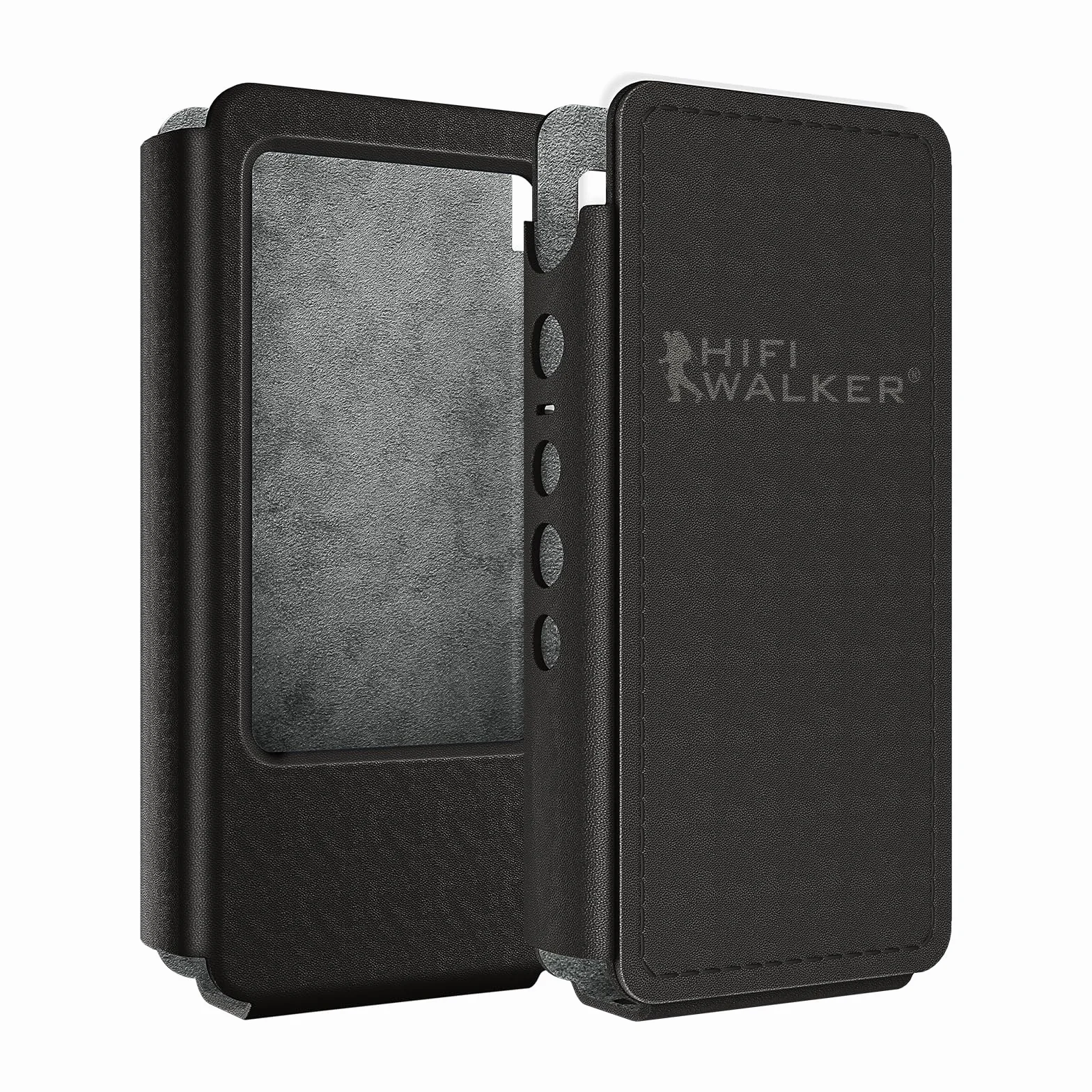 Étui de protection en cuir synthétique pour lecteur de musique Hi-Fi portable H20 Pro, résistant aux chocs et durable, noir