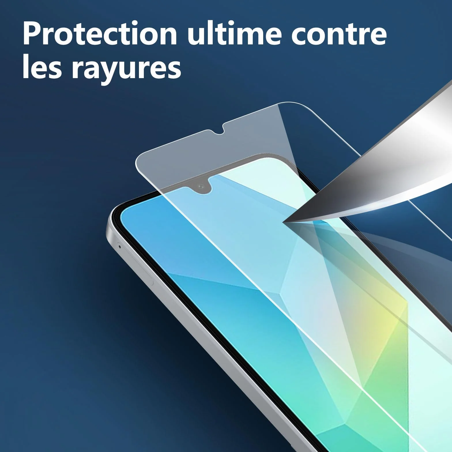 NEW'C Lot de 3, Verre Trempé pour Samsung Galaxy A17 2025, Galaxy A16 5G, Galaxy A26 5G, Film en Protection écran efficace contre les Rayures - sans Bulles - Ultra Résistant - HD Transparent-Dureté 9H