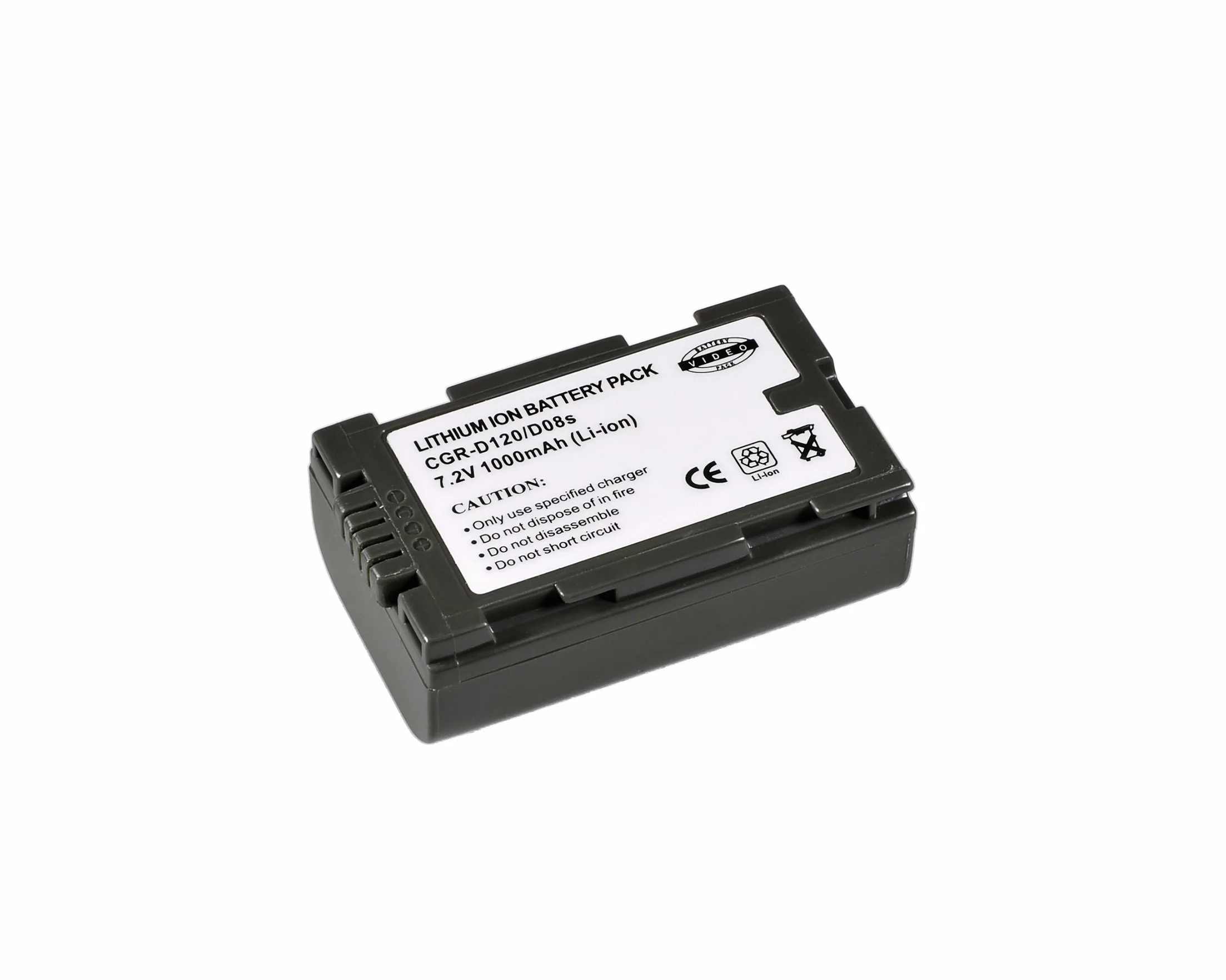 Bresser Batterie de rechange Lithium-Ion pour Panasonic CGR-D120/CGR-D08S