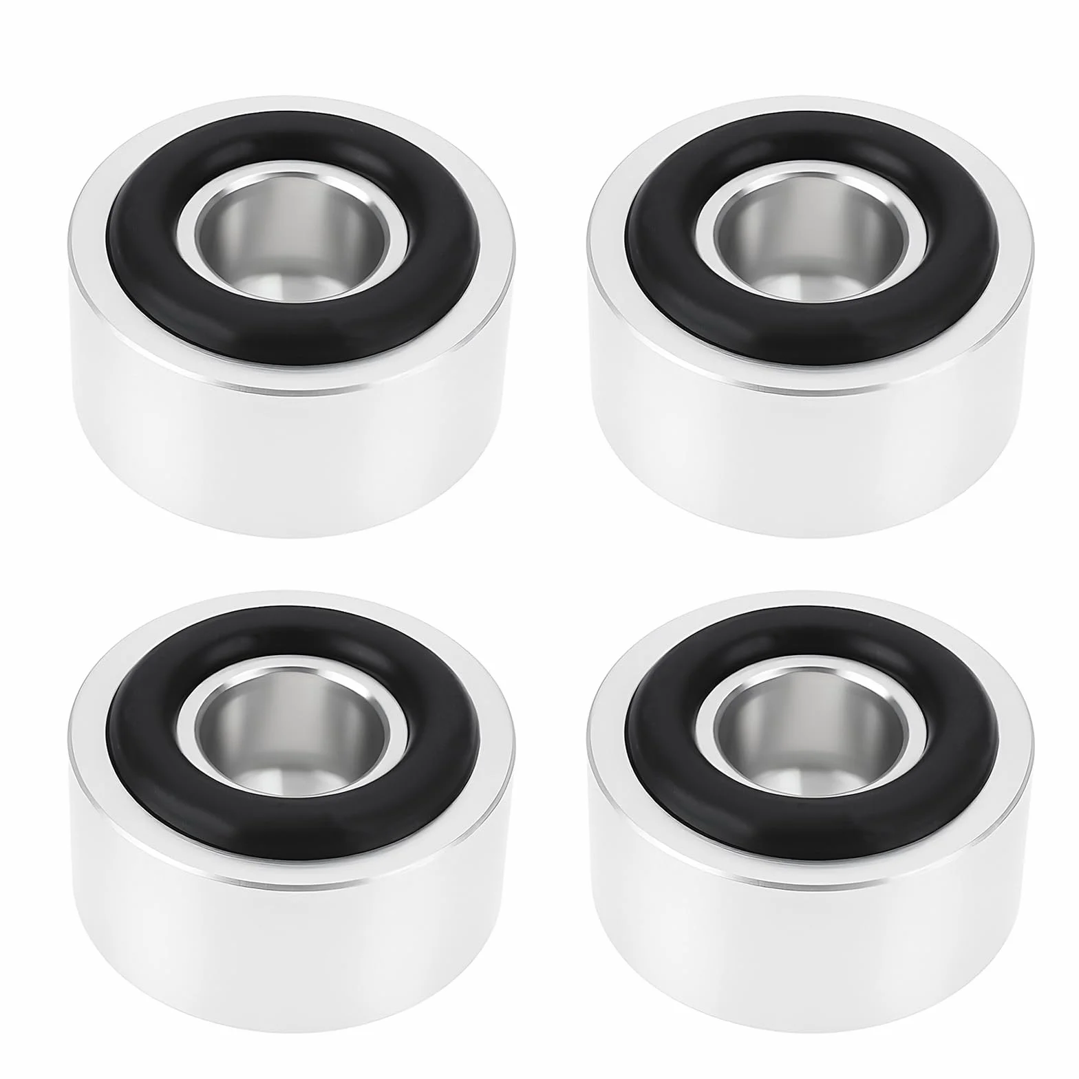 4 Amortisseurs de Vibrations pour Haut-parleurs (2 X 1 Cm) pour Absorption des Chocs Et Isolation des équipements de Haut-parleurs
