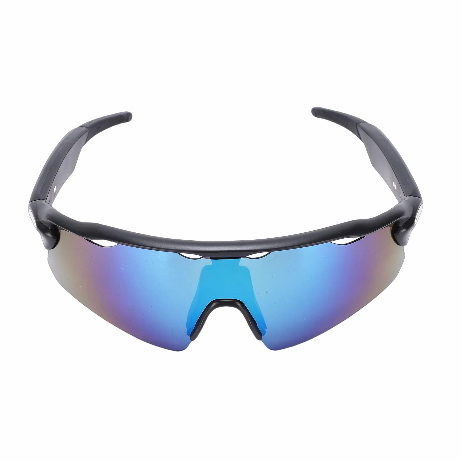 Topiky Lunettes de Soleil Intelligentes de Sport, Lunettes de Cyclisme Bluetooth avec Verres Polarisés, Haut-parleurs de Musique à Oreille Ouverte, de Sport Coupe-Vent,