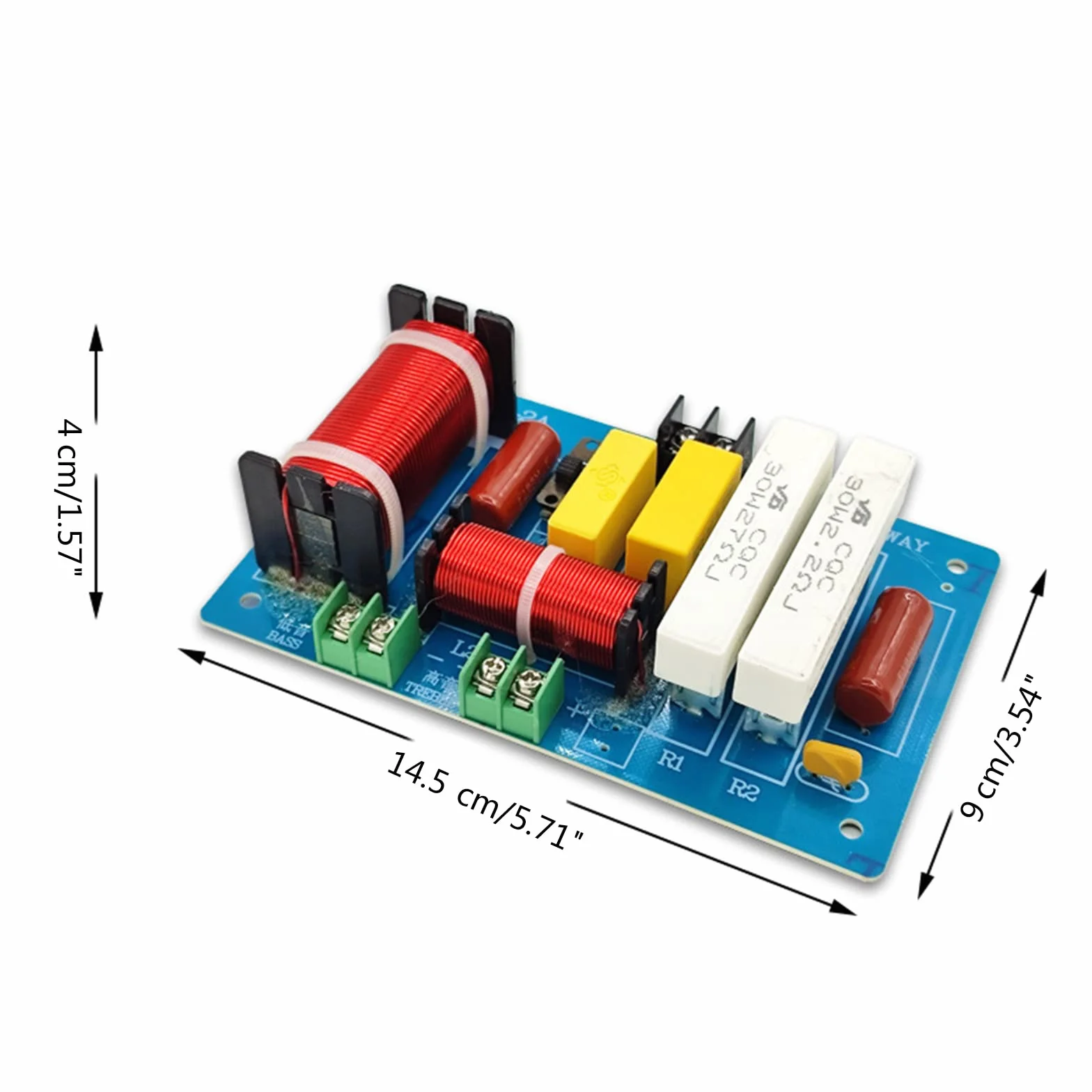 PA-2A 450W 2 voies haut-parleur séparateur de fréquence tweeter filtre basse amplificateur haut-parleur home cinéma séparateur de fréquence