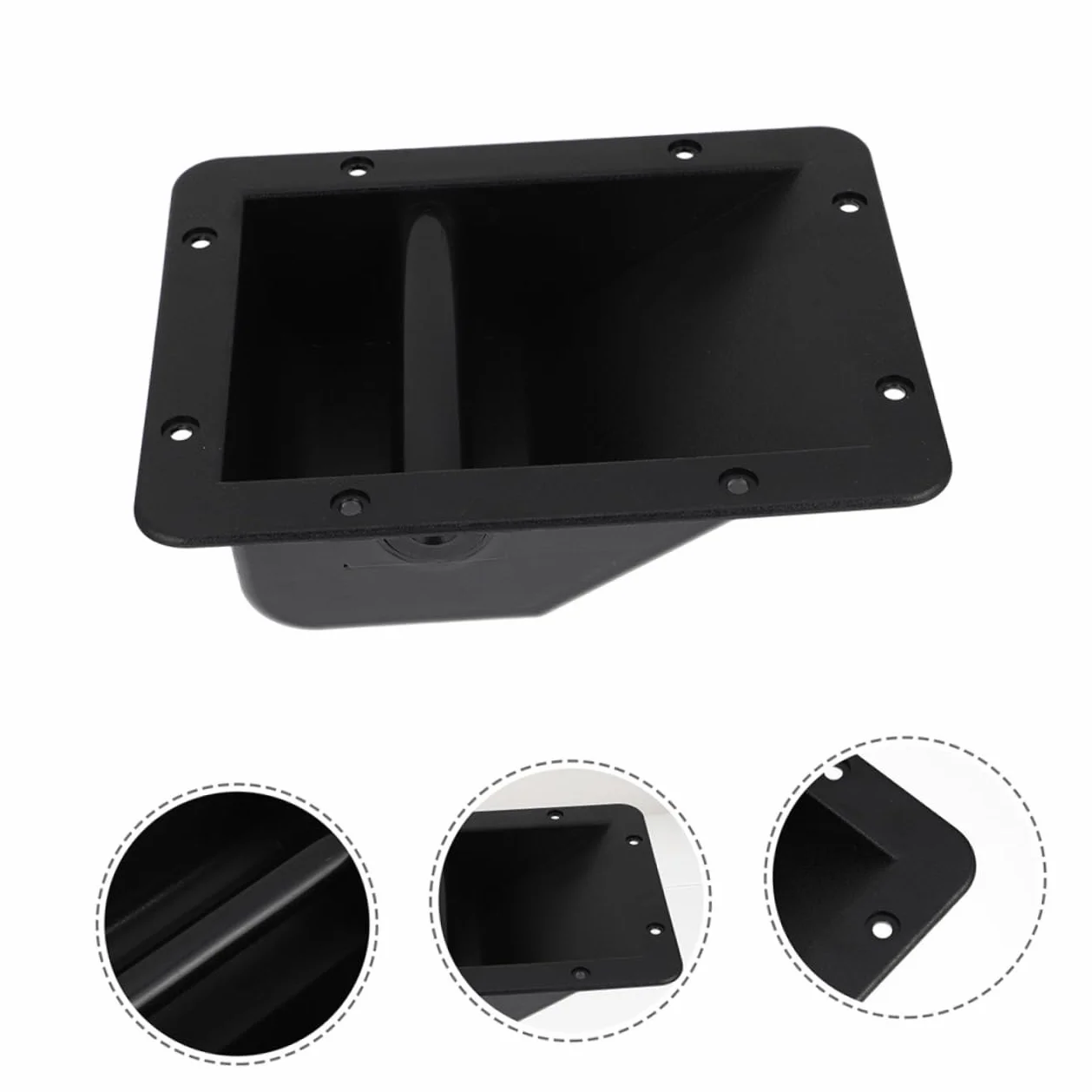 Uonlytech Poignées De Transport D'enceinte en Plastique Lot De 4 Robustes Universelles pour Haut-parleurs Installation Facile Usage Prolongé