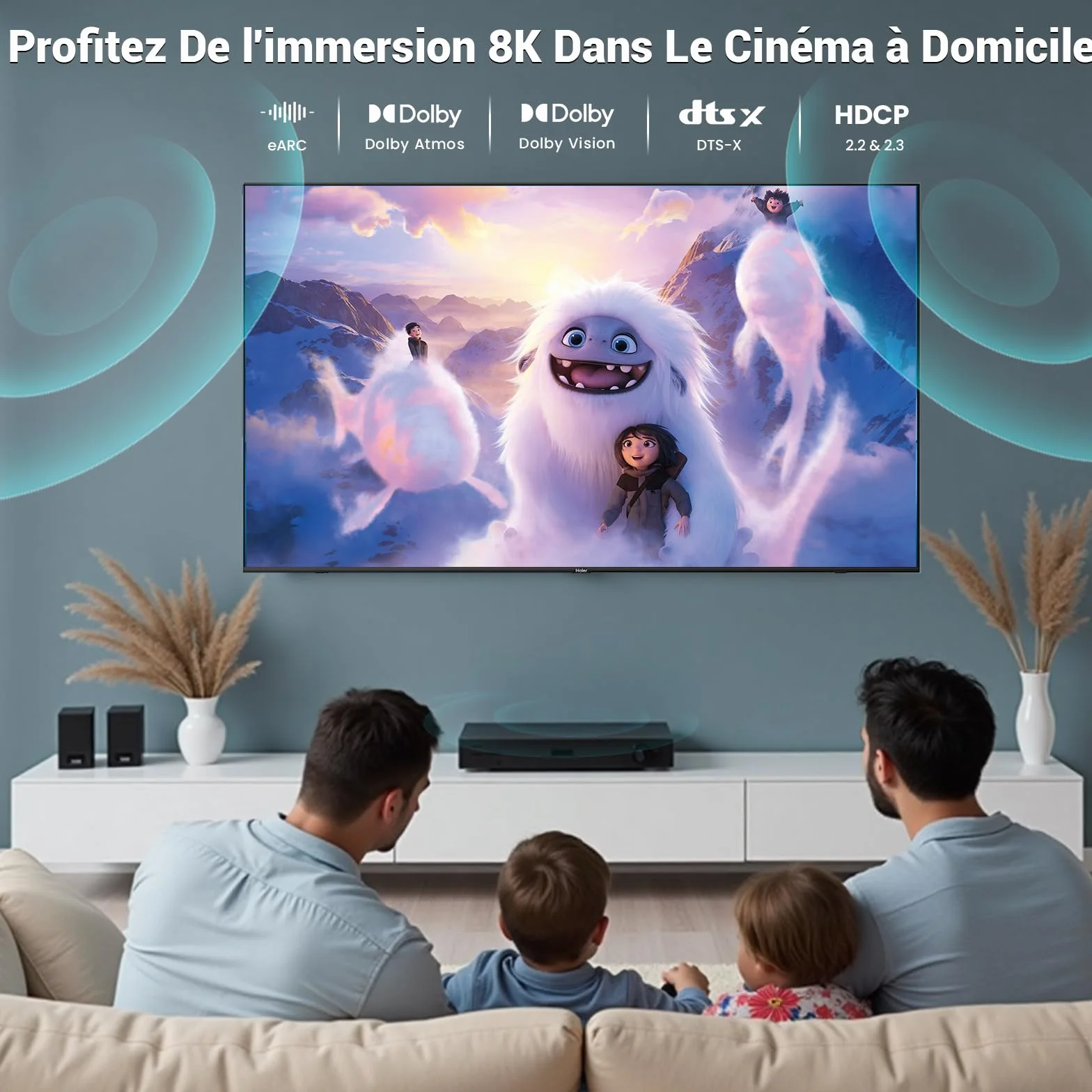 Etseinri Câble HDMI 2.1 2M, Certifié 48Gbps Ultra Haute Vitesse 4K 240Hz 8K 60Hz HDCP 2.3 eARC HDR10+ Dolby Vision pour PC Moniteurs Gaming HDTV