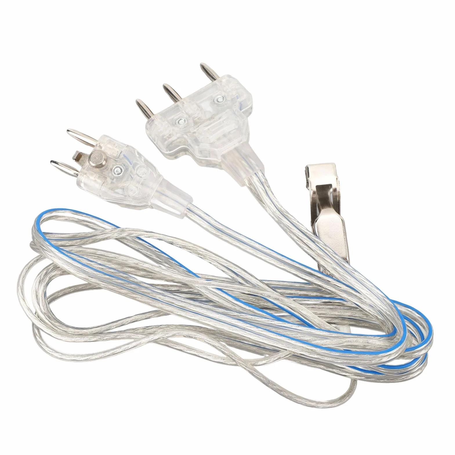 Cocoarm Fil de Corps d'Épée, Fil Conducteur Transparent en Plastique Acier Inoxydable pour Compétitions d'Escrime