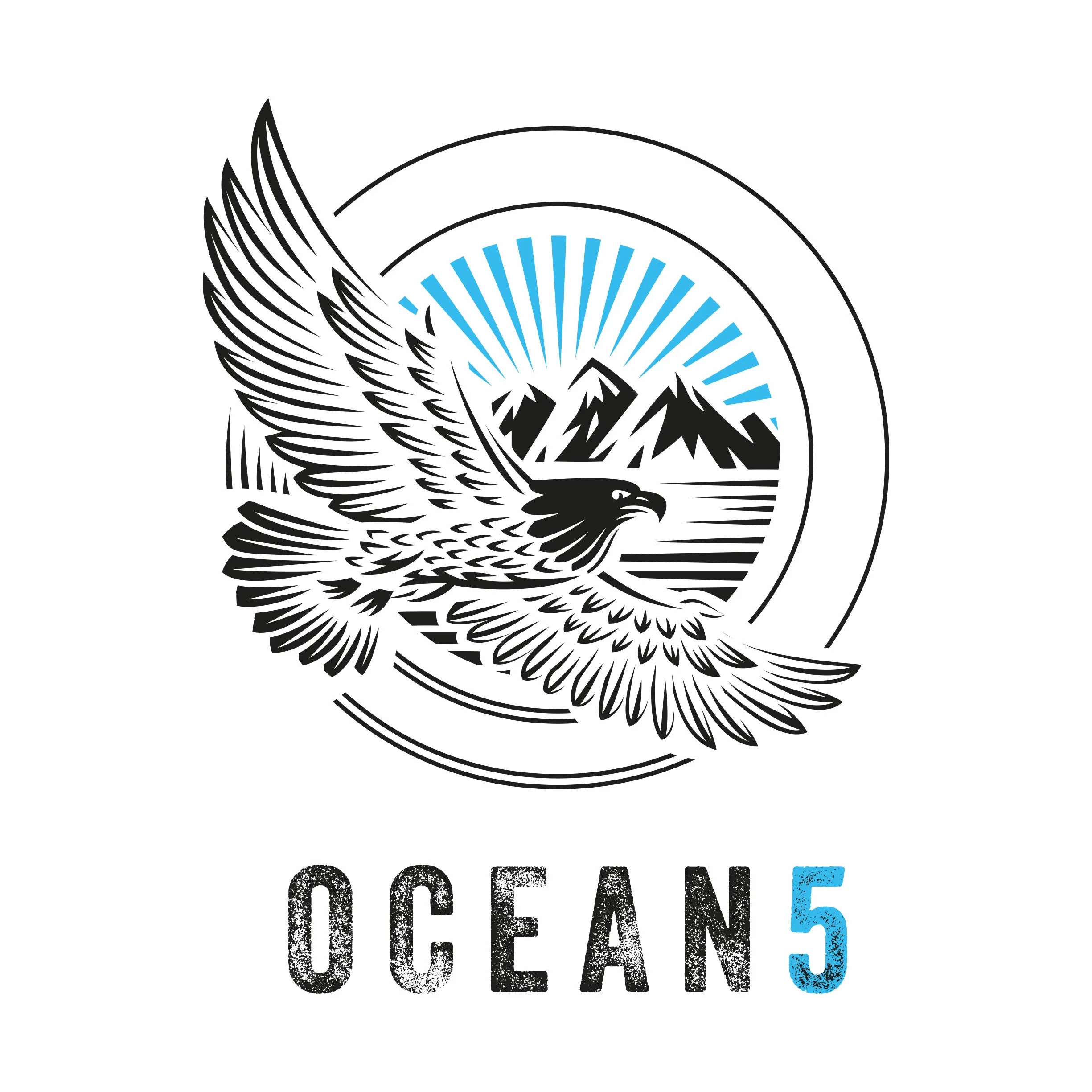 Ocean 5 Jeu de dés en Bois pour Enfants et Adultes 2-4 Personnes