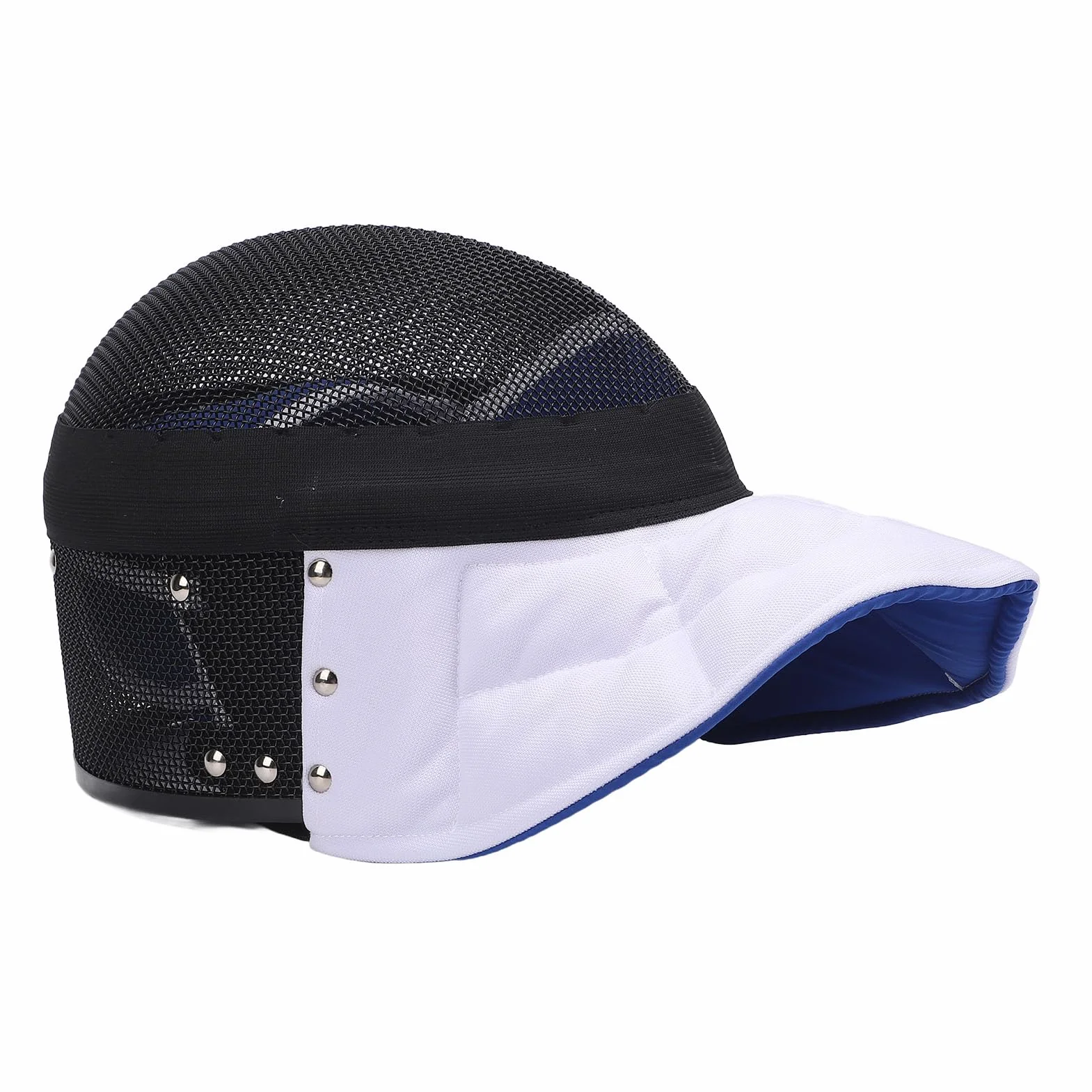 Casque d'Escrime Couvre-Visage de Protection Grille Confortable Sangle Élastique Réglable