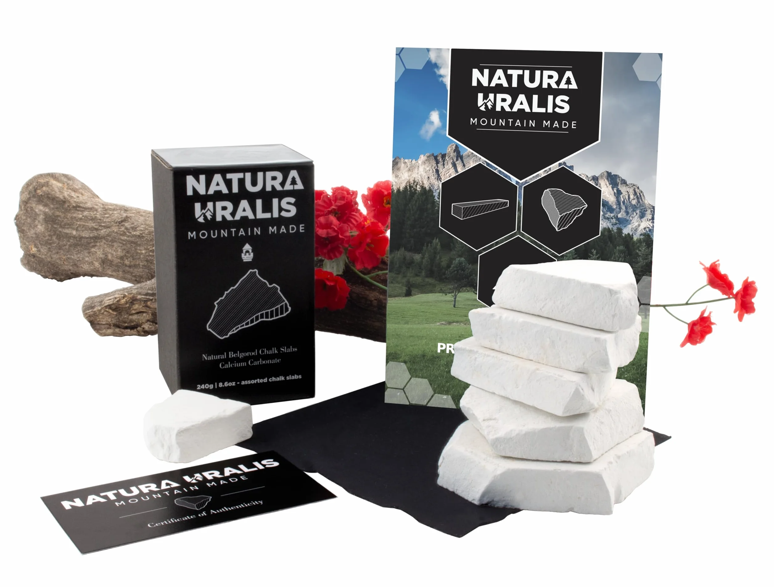 Natura Uralis Prime Belgorod Dalles de Craie 240g Craie Blanche