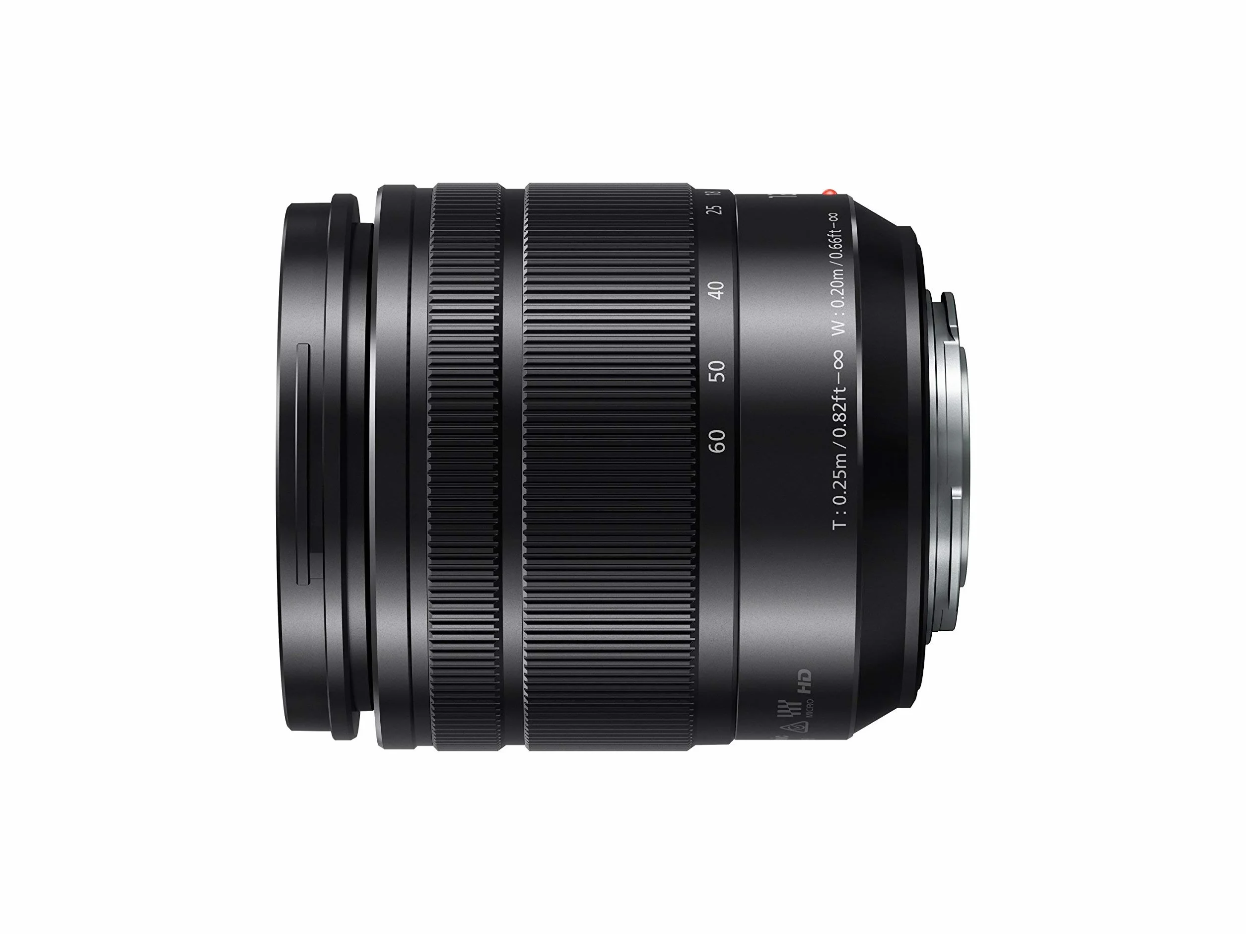 Panasonic H-FS12060E LUMIX G Vario 12-60 mm F3.5-5.6 ASPH. Objectif (Zoom 5X, stabilisateur d'image Power O.I.S, Protection Contre la poussière/Les éclaboussures) Noir (reconditionné)