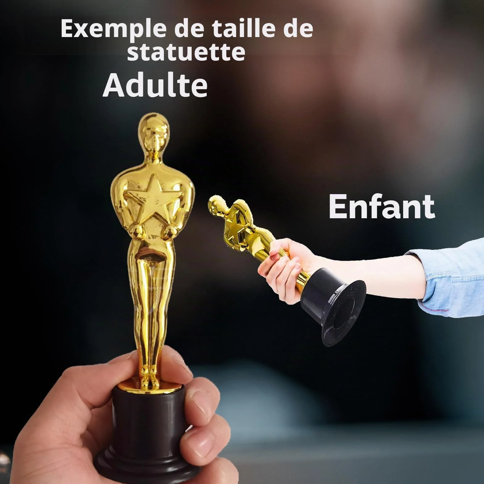 Trophée Football Personnalisable 12 Pièces pour Sports Awards