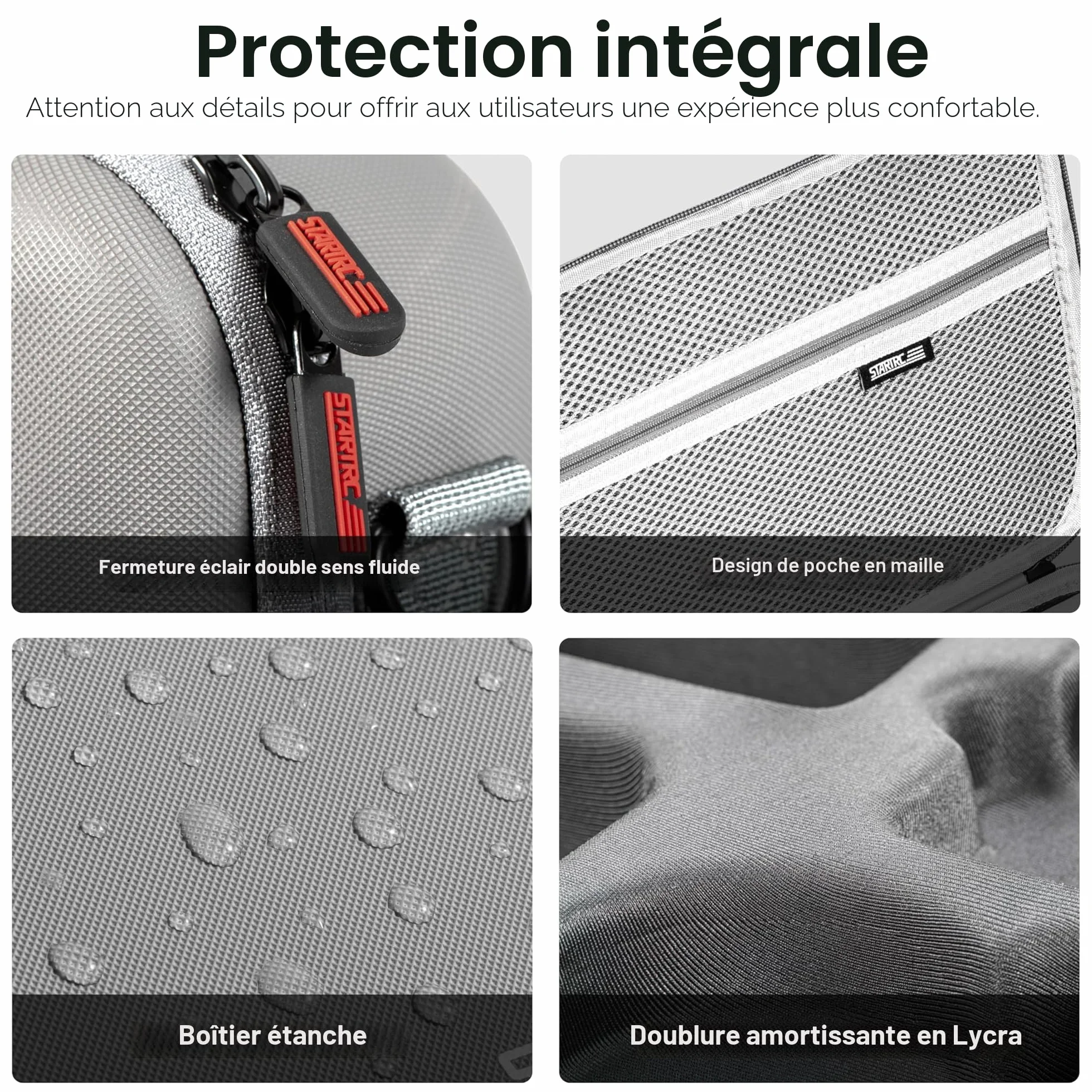 STARTRC Housse de Protection Rigide pour DJI Neo 2 Fly More Combo - Étui Multifonction Drone
