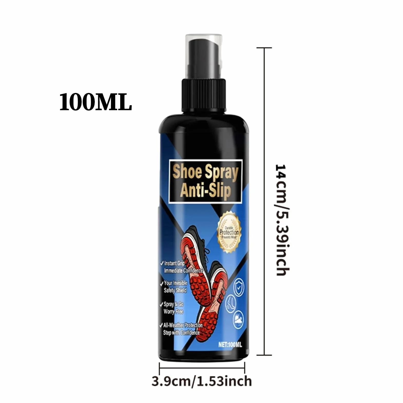 Spray Grip pour Basket-Ball, Chaussures, Sports - Adhérence pour Baskets, Bottes, Golf, Football, Tennis