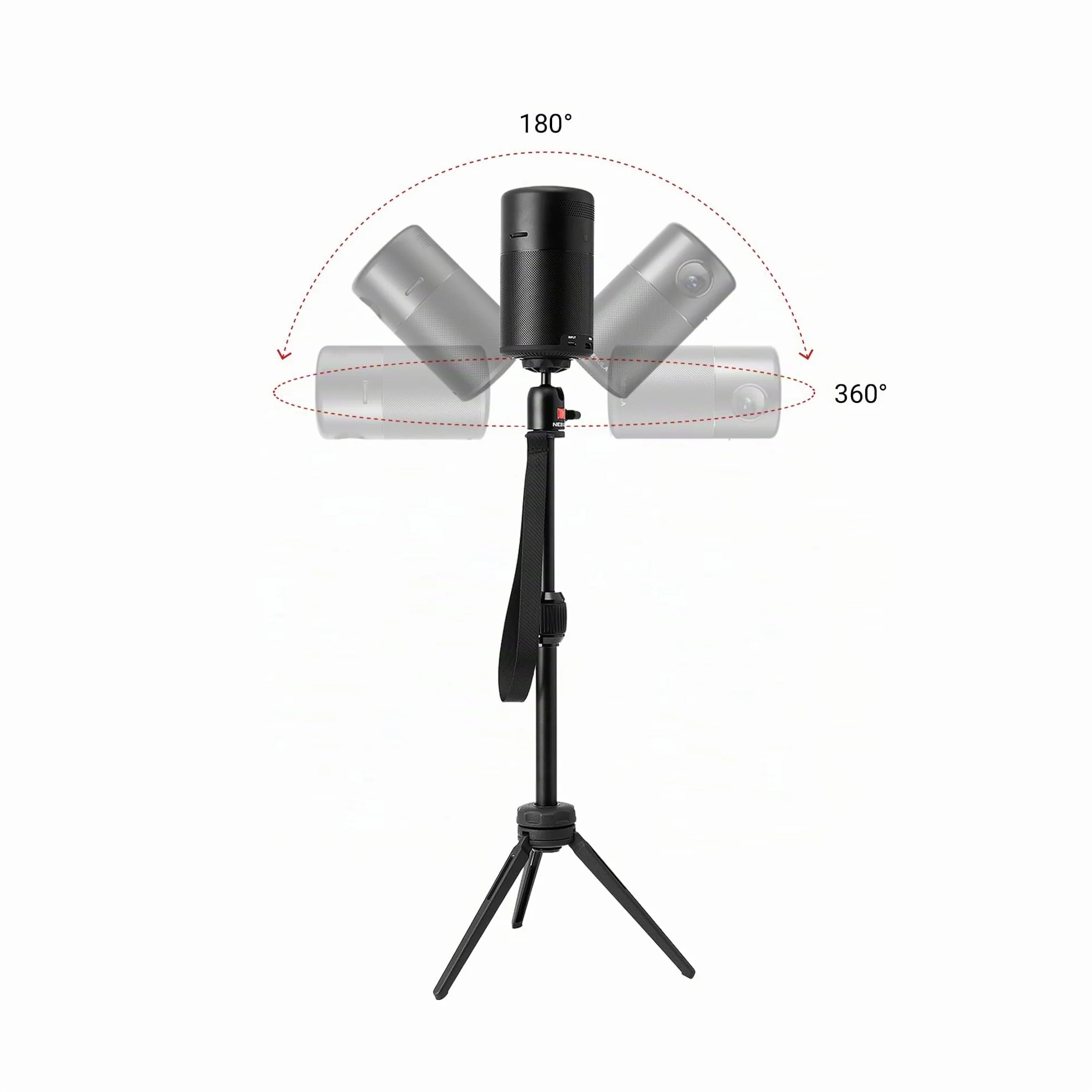 Nebula Capsule Trépied Réglable Projecteur, Alliage d'Aluminium avec Rotule pour Pico Projecteur