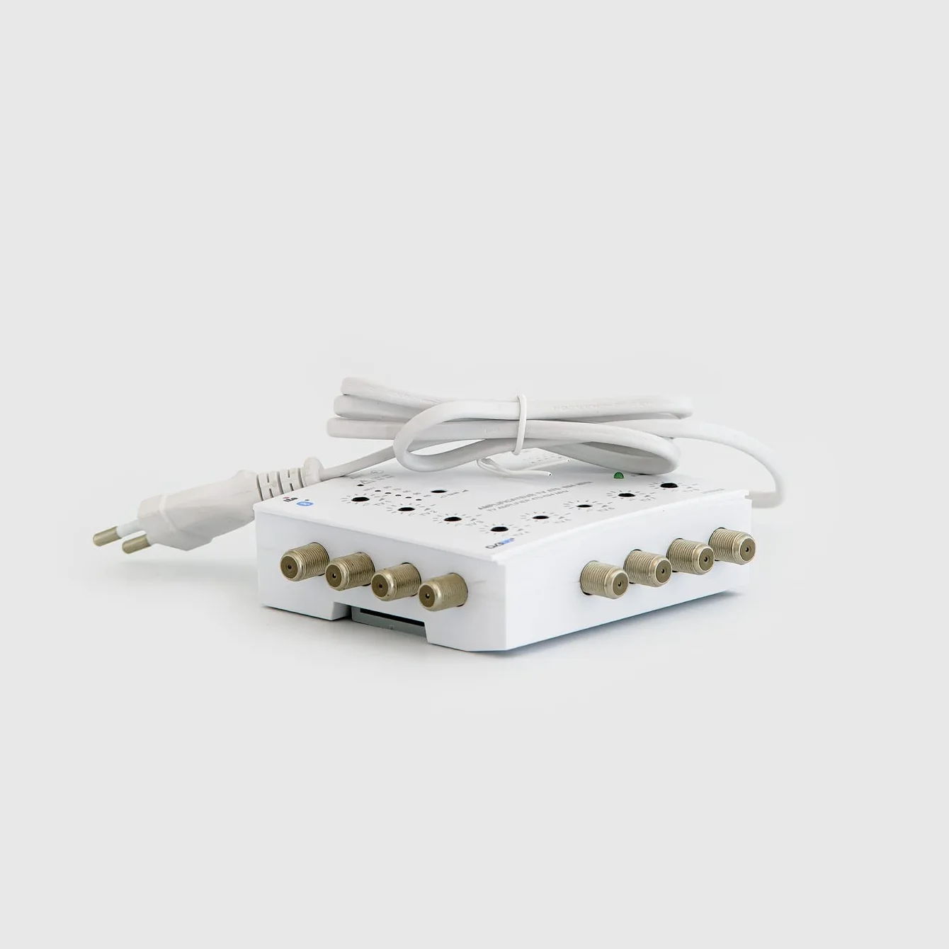 Amplificateur TV TNT Intérieur 8 Sorties 22dB Connecté Filtré 4G-5G avec Application Mobile TV Finder
