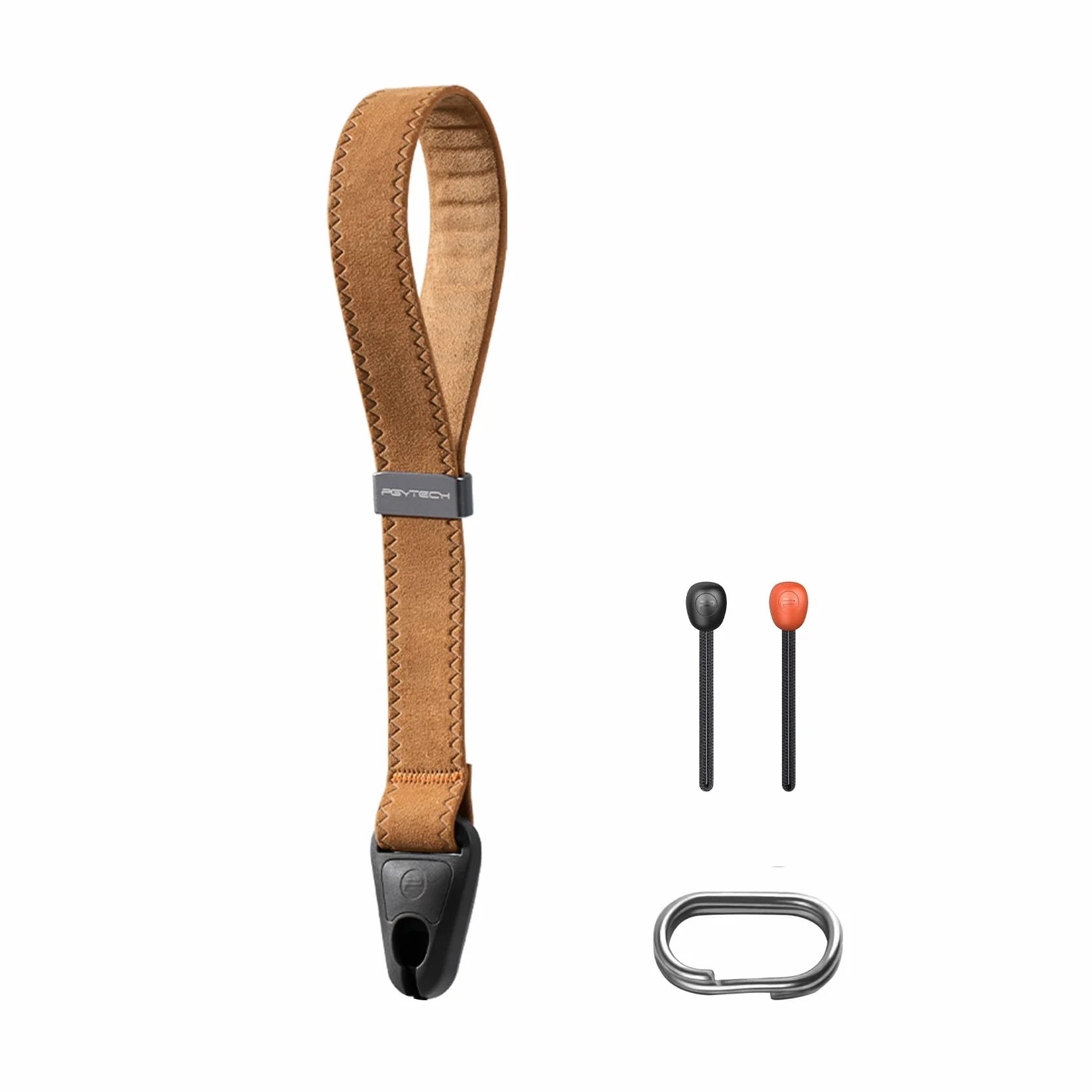 PGYTECH Dragonne pour Appareil Photo à Dégagement Rapide Dragonne Réglable pour Appareil Photo DSLR Sangles pour Appareil Photo Reflex pour Photographes-Marron Terre