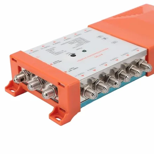 Amplificateur d'Antenne TV A112C 4G LTE Faible Bruit 1 Entrée 12 Sorties 220-240V