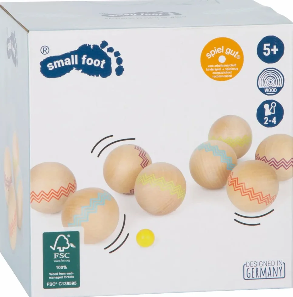 Small Foot Boule Active en Bois certifié FSC 100% Jeu Familial Plein air 5 Ans