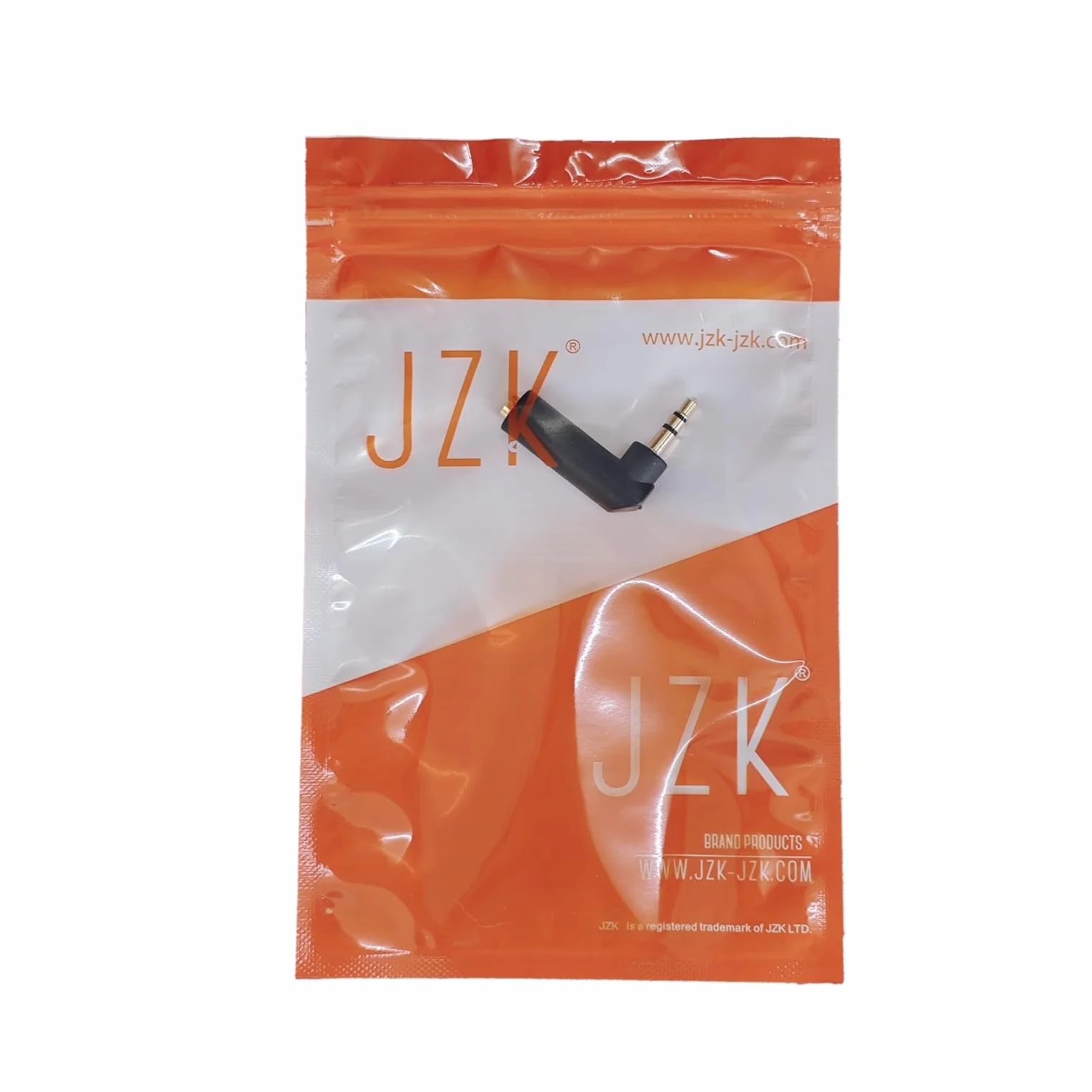 JZK 3,5 mm Adaptateur Jack coudé à 90°, convertisseur Audio stéréo TRS 3 pôles plaqué Or mâle vers Femelle, prolongateur Audio pour Casque AUX