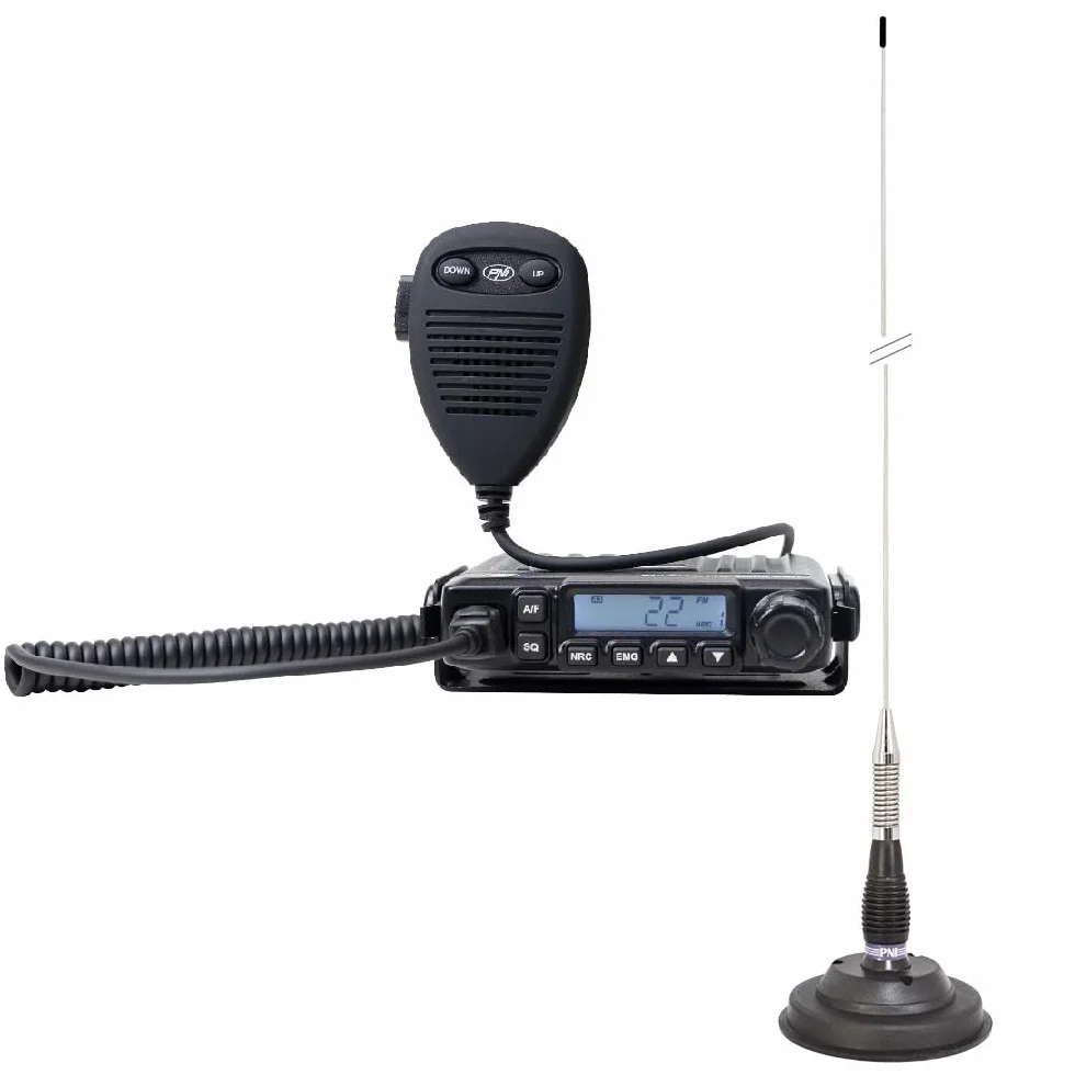 Radio CB PNI Escort HP 6500 Pro ASQ + antenne CB PNI ML100