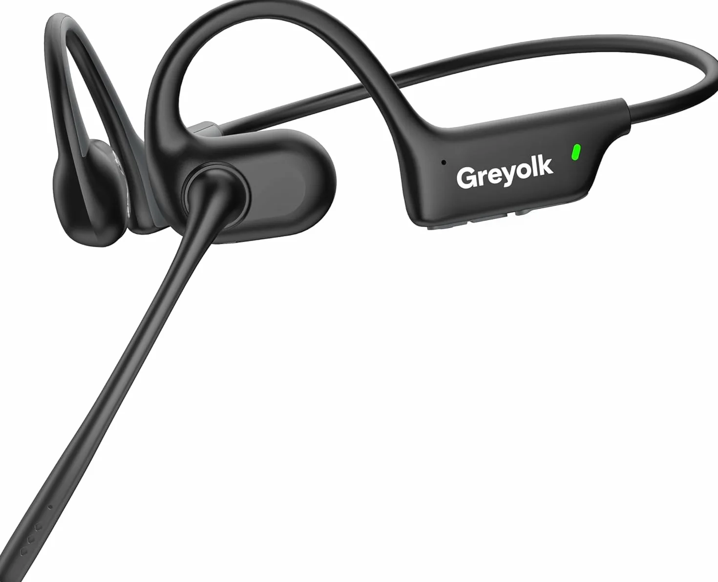 Casque Bluetooth à Oreilles Ouvertes, Microphone antibruit AI, Casque sans Fil à Conduction d'air, Batterie de 10 Heures, Design léger de 32 g pour Le Travail