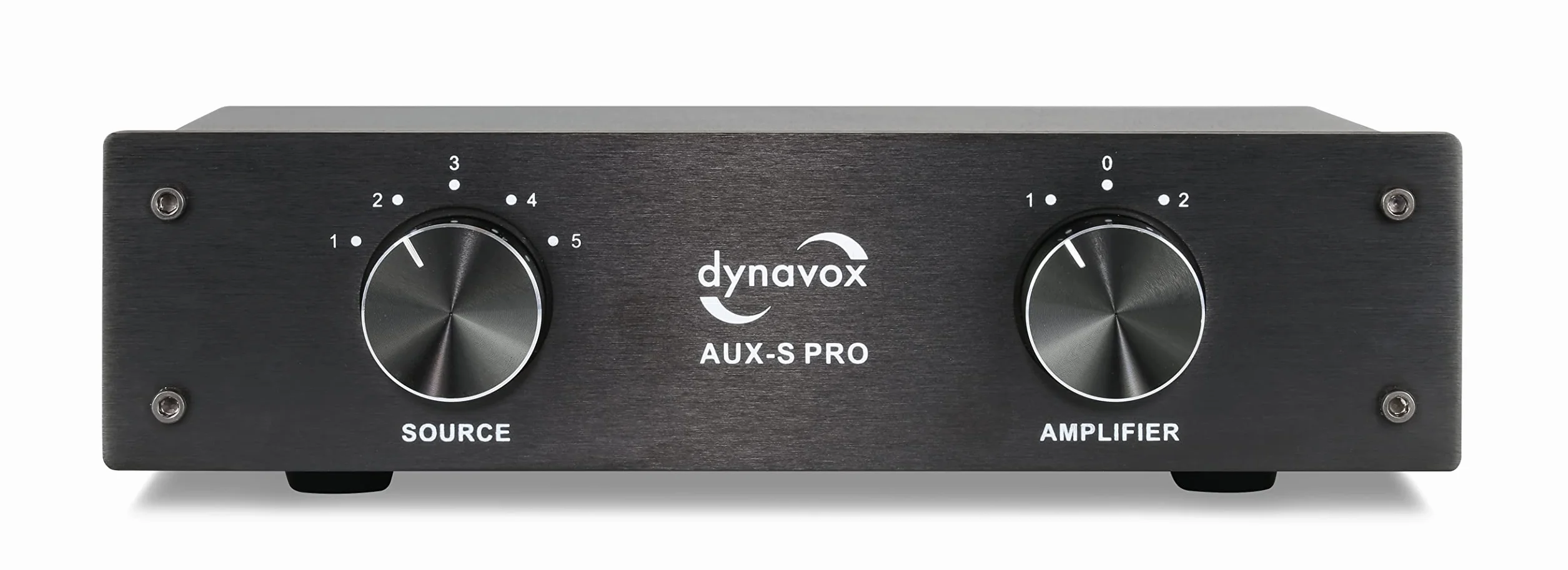 Dynavox AUX-S Pro Commutateur Audio 5 Entrées 2 Sorties Stéréo Surround Noir
