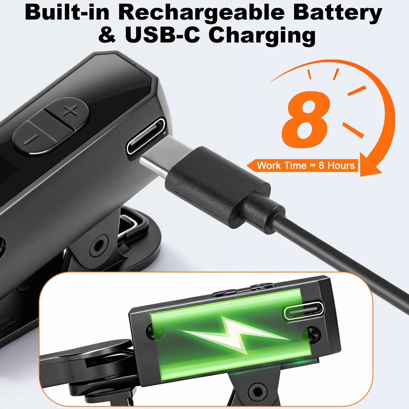 TRELC Clicker automatique rechargeable, portable pour iPhone, iPad, Android, silencieux et 107 vitesses réglables, écran de téléphone pour Tiktok, jeu, diffusions en direct, tâches de récompense