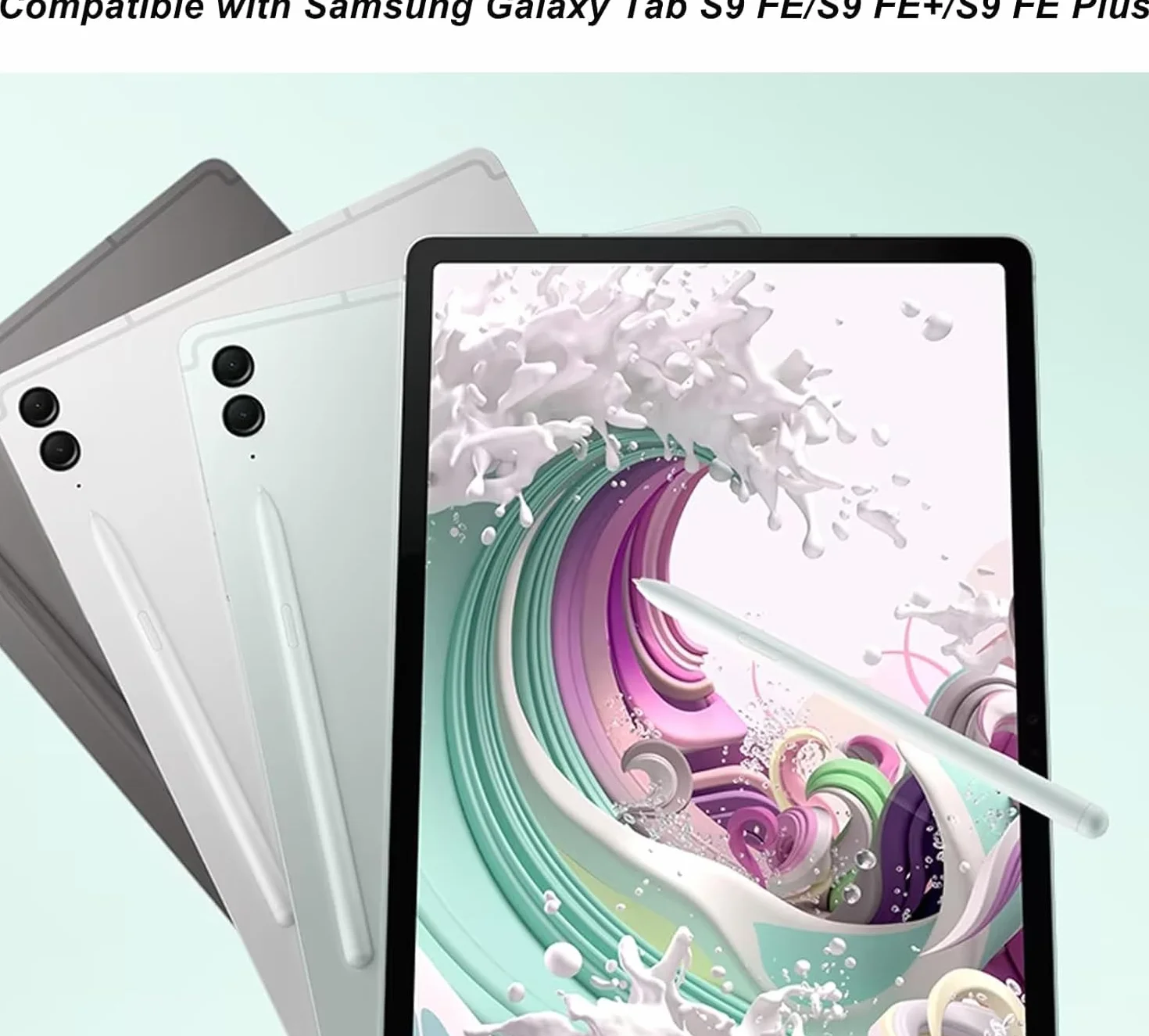 Stylet de Rechange Samsung Galaxy Tab S9 FE S9 FE+ SM-X510 SM-X516B avec Pointes de Stylo Menthe