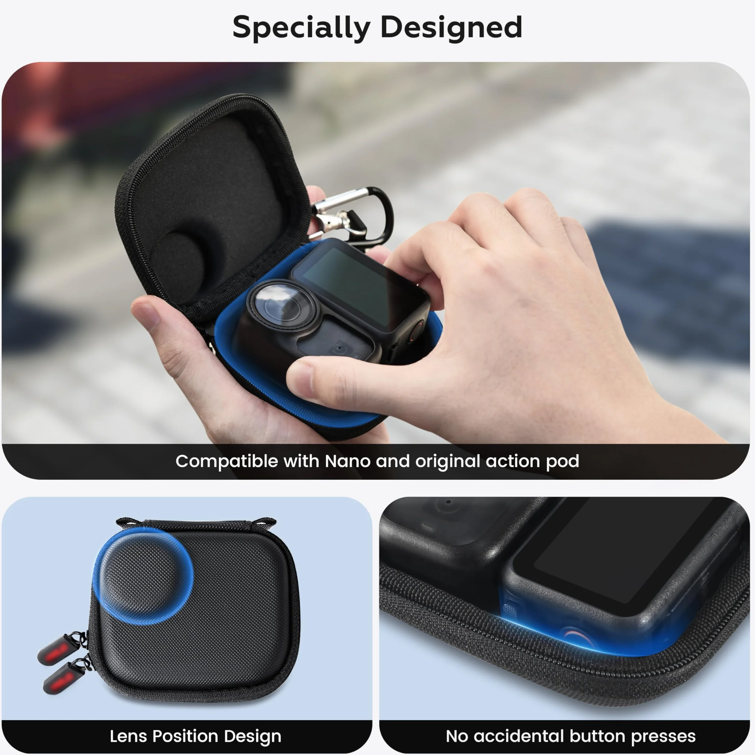 STARTRC PHOTO Osmo Nano Sac de Rangement Portable pour DJI Osmo Nano Étui Rigide