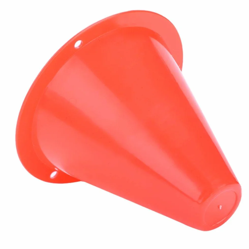 Cônes de trafic d'entraînement 10 pcs Football Cônes Marqueurs Barrières Plastique Accessoire