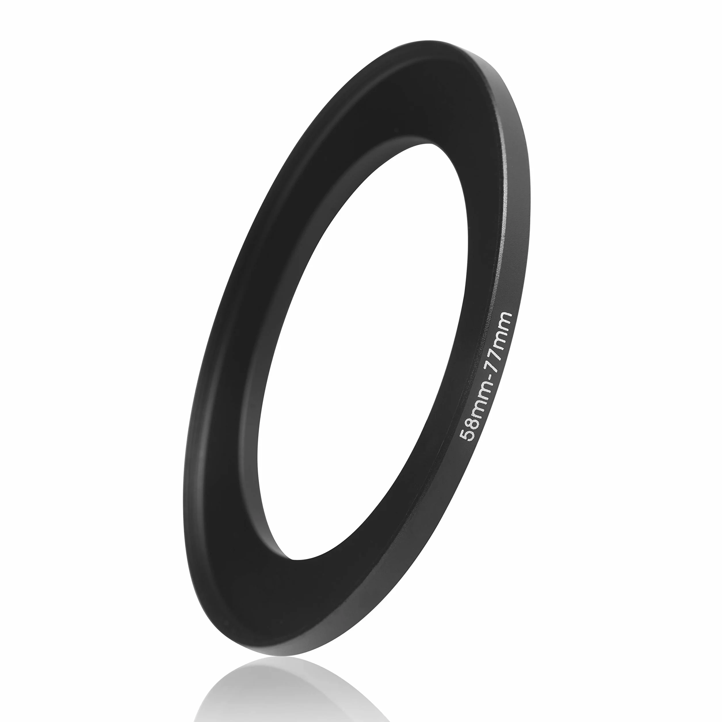 Step UP Filter Adapter Anneau Adaptateur de Filtre Bague d'adaptation. pour Les lentilles et Les filtres. Fabriqué en métal de Haute qualité. Très Mince et Robuste. (58mm – 77mm)